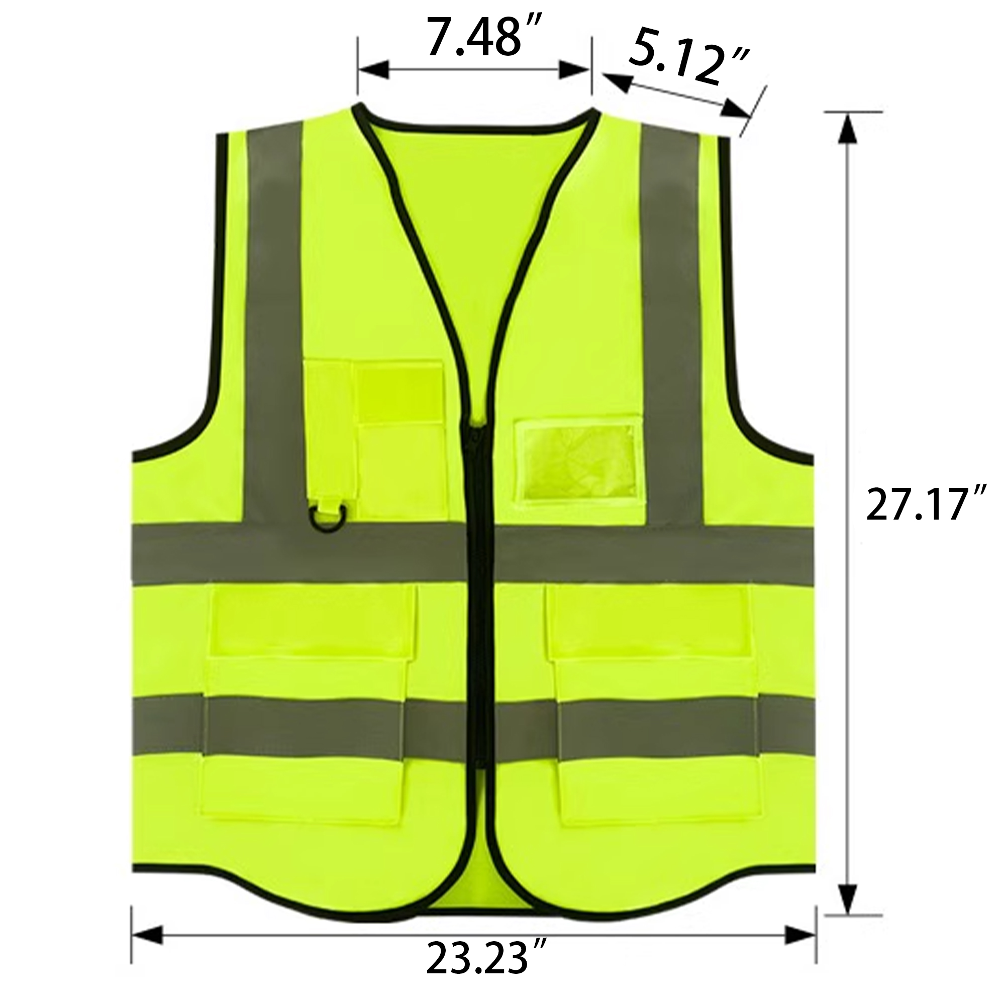 High Visibility Outdoor Reflective Safety Vest Workwear 7