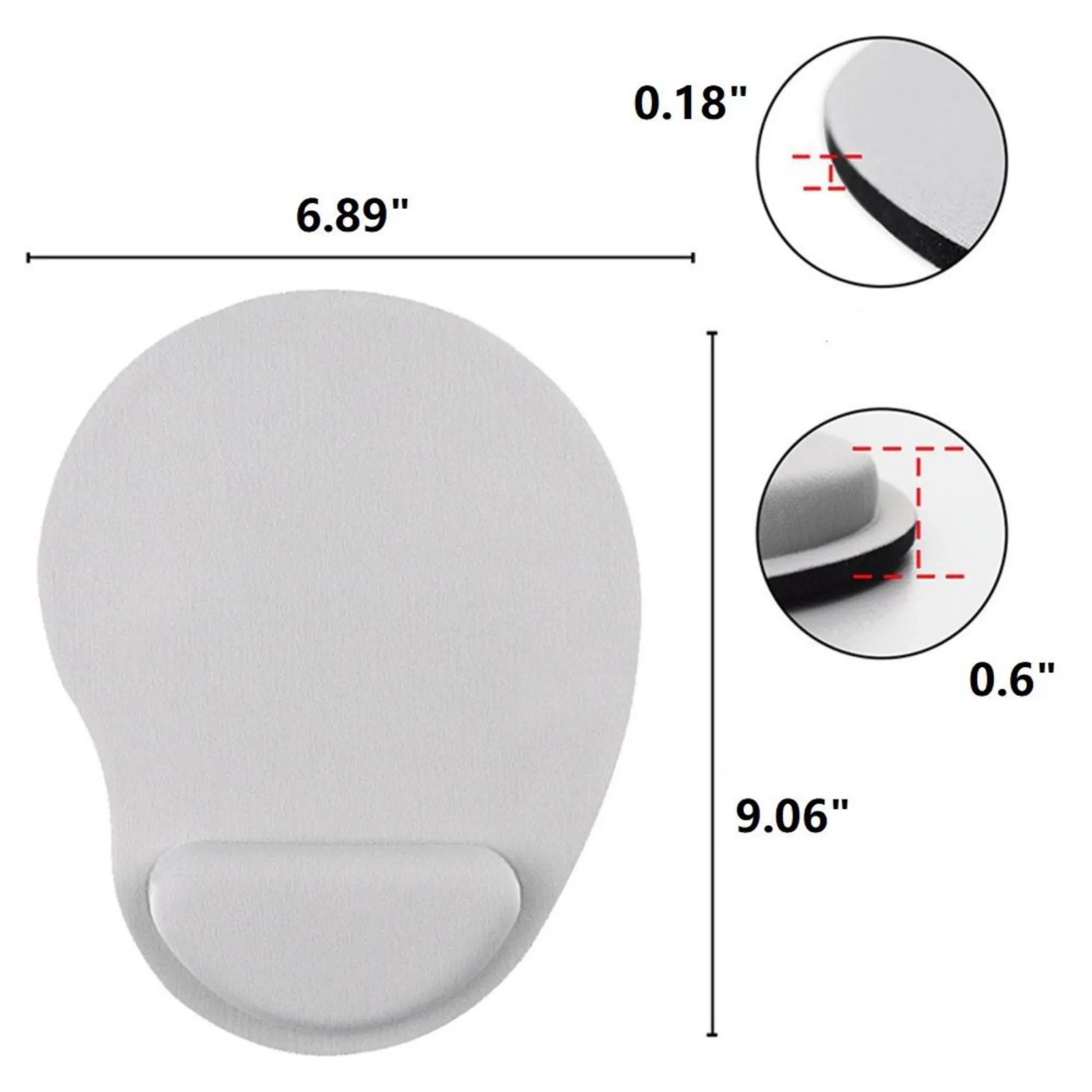 Ergonomic Mouse Pad with Wrist Support 10
