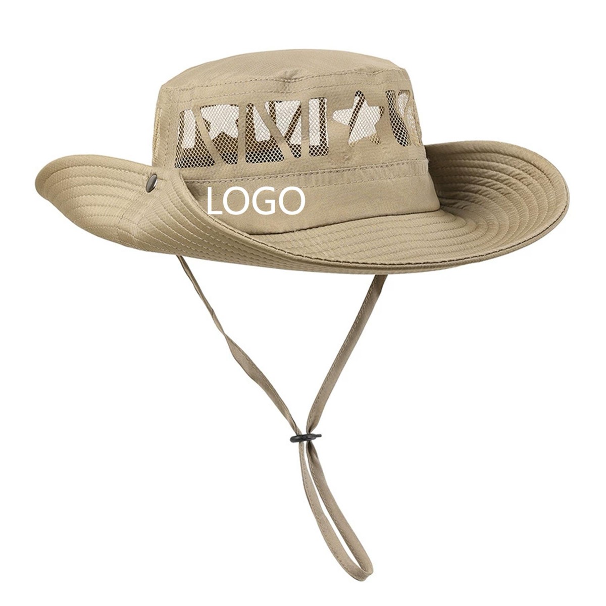 Custom Logo Polyester Sun Hat 3