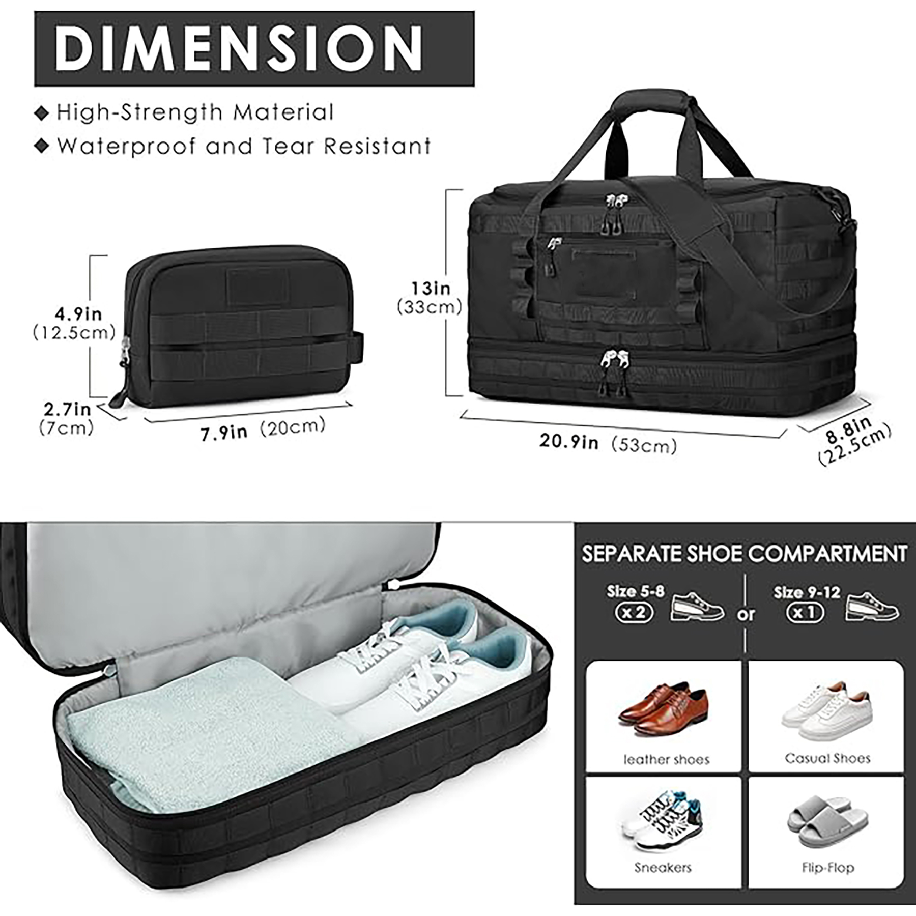 Travel Tactical Duffel Bags 17