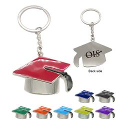 Free Shipping Multicolor Graduation cap / Mortarboard Key Chain