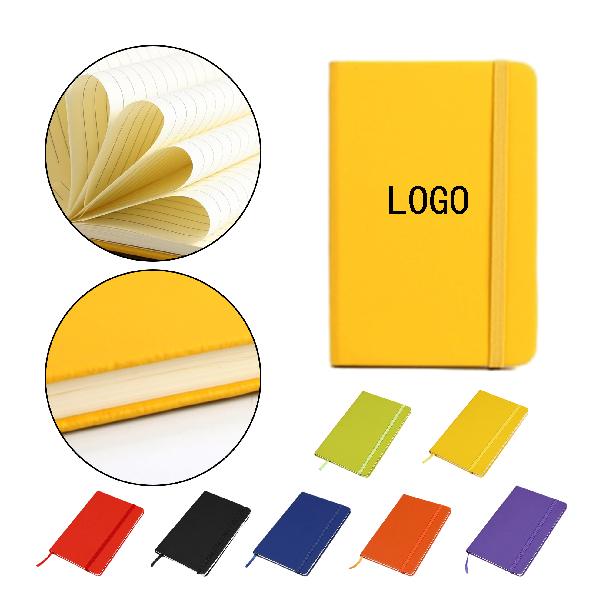 Multicolor A6 Hardcover Notebook 3