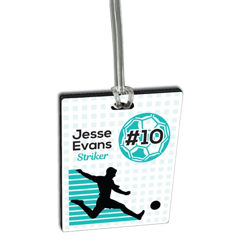 Custom Ultra Vivid Recycled Wood Bag Tags 21