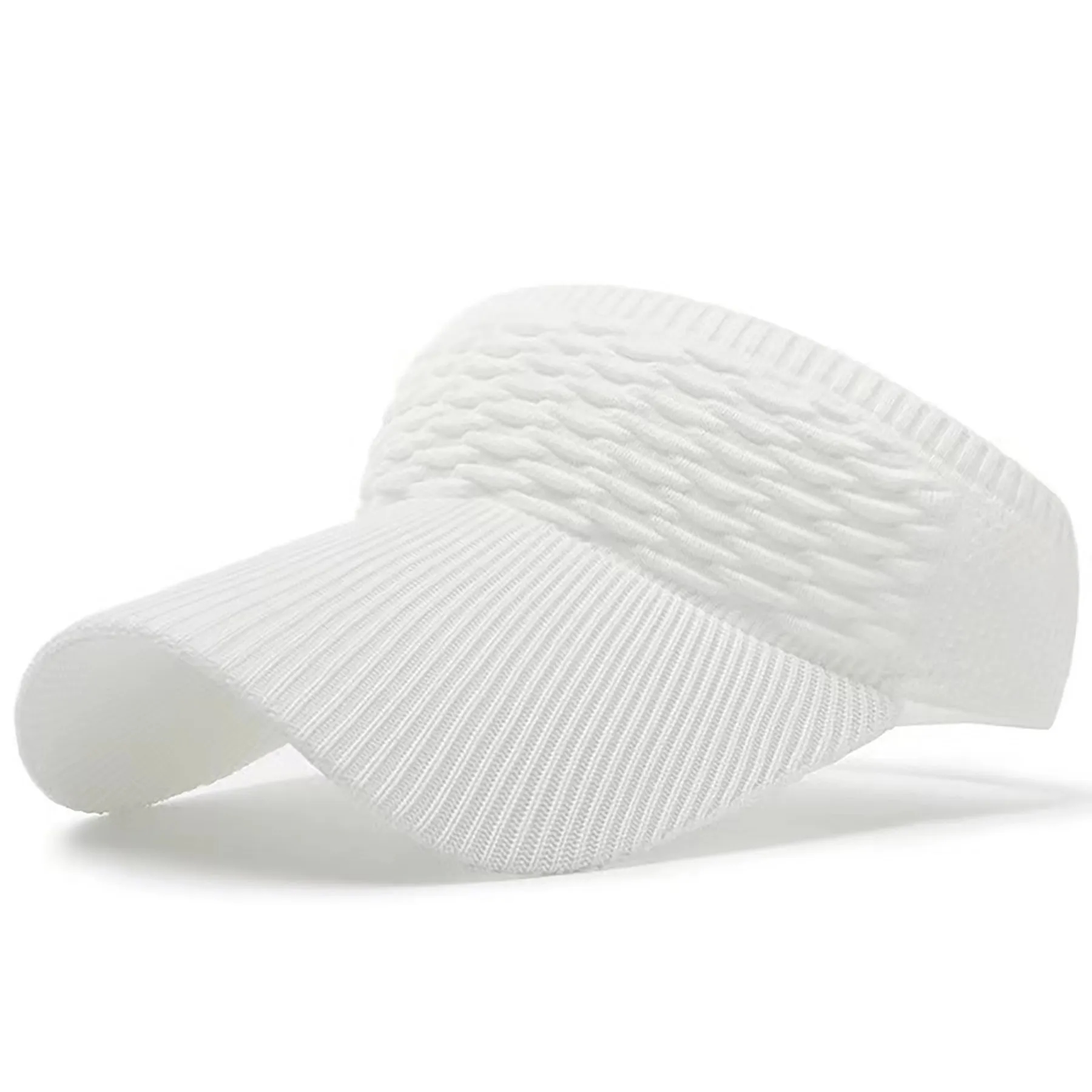 Women Knitted Elastic Visor Hat 23