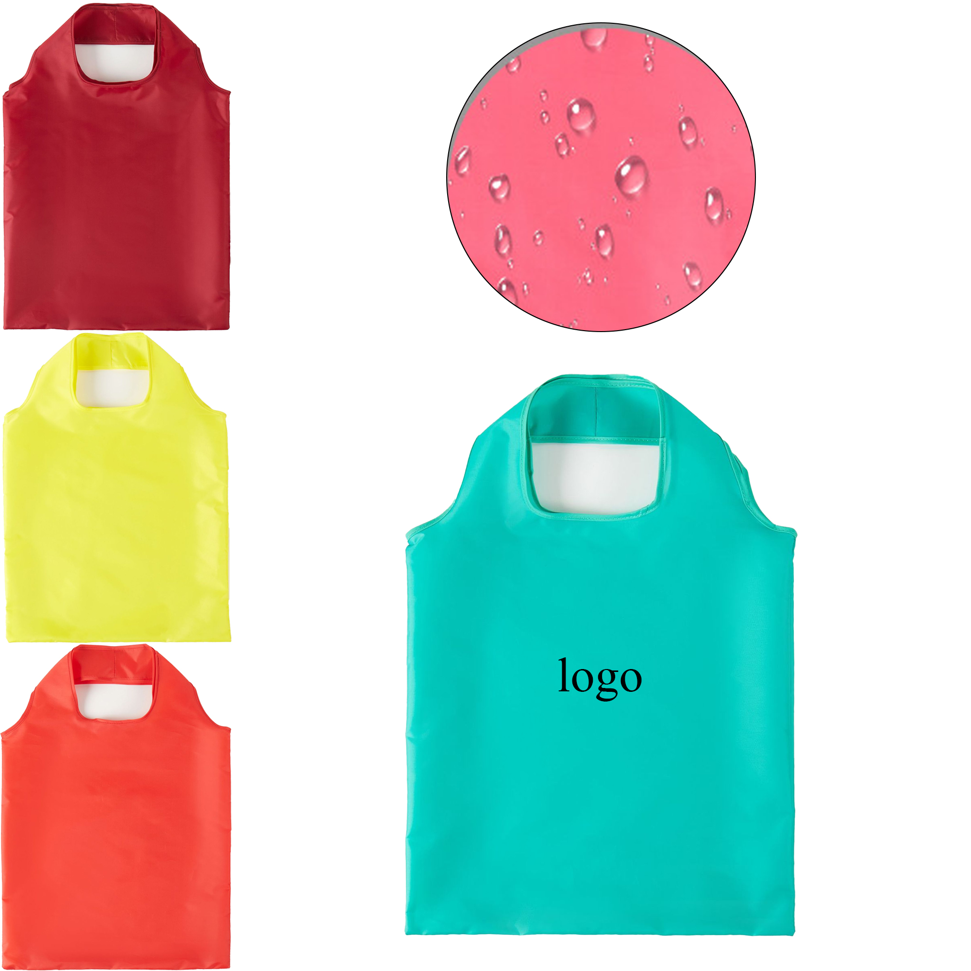 Water Resistant Foldable Shopping Tote Bag 2