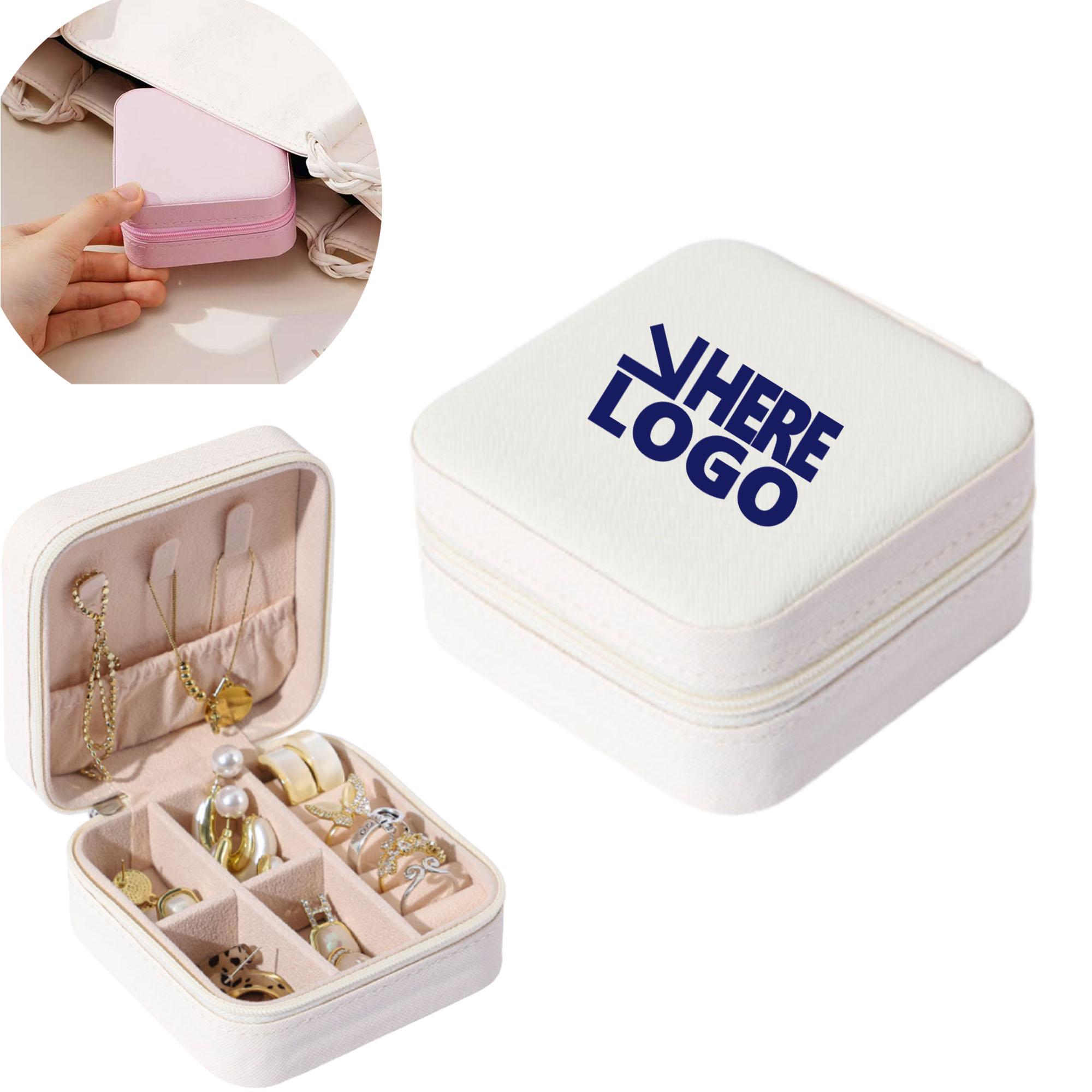 Jewelry Travel Case PU Leather 2