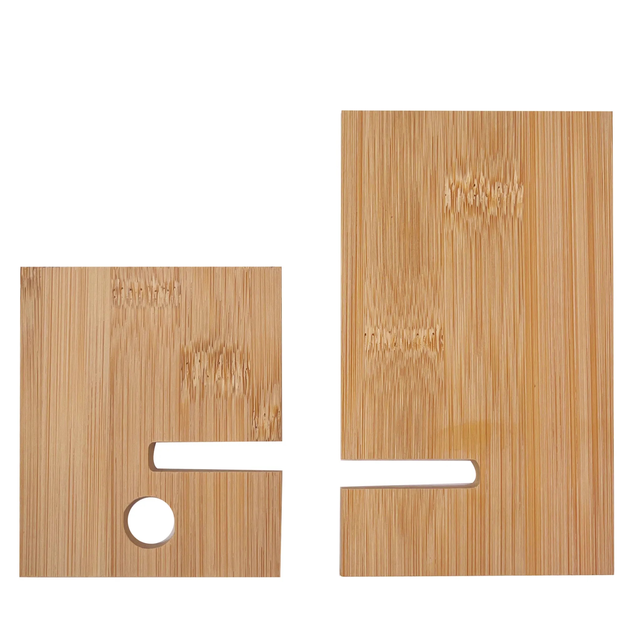 Bamboo Mobile Phone Holder With Charge Hole 13