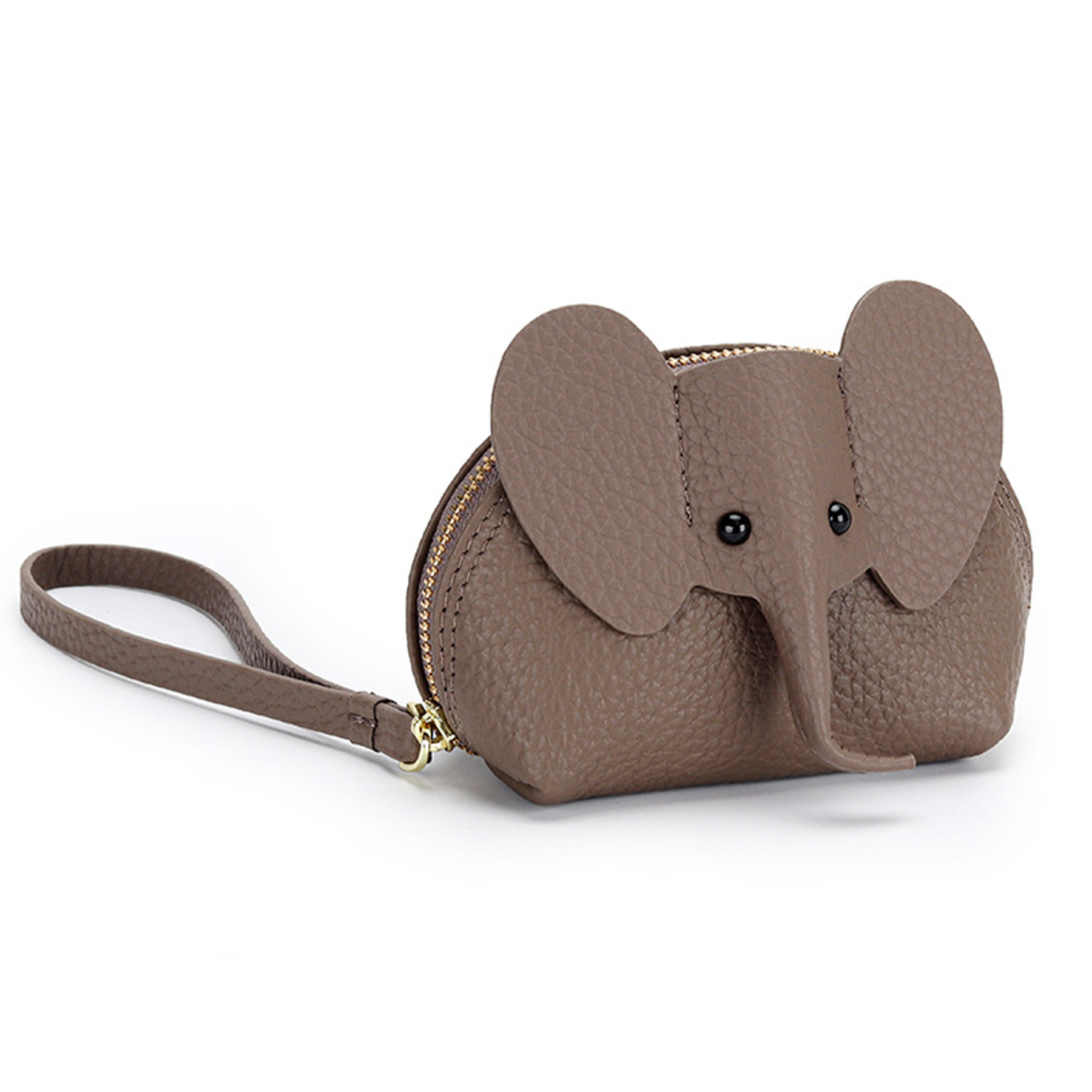 Genuine Leather Cartoon elephant women's mini coin purse 10