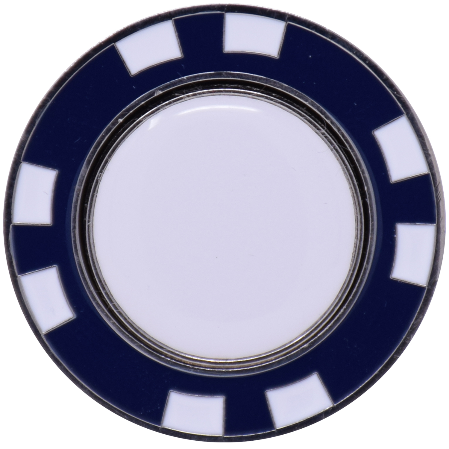 Metal Poker Chip with Removable Ball Marker 20