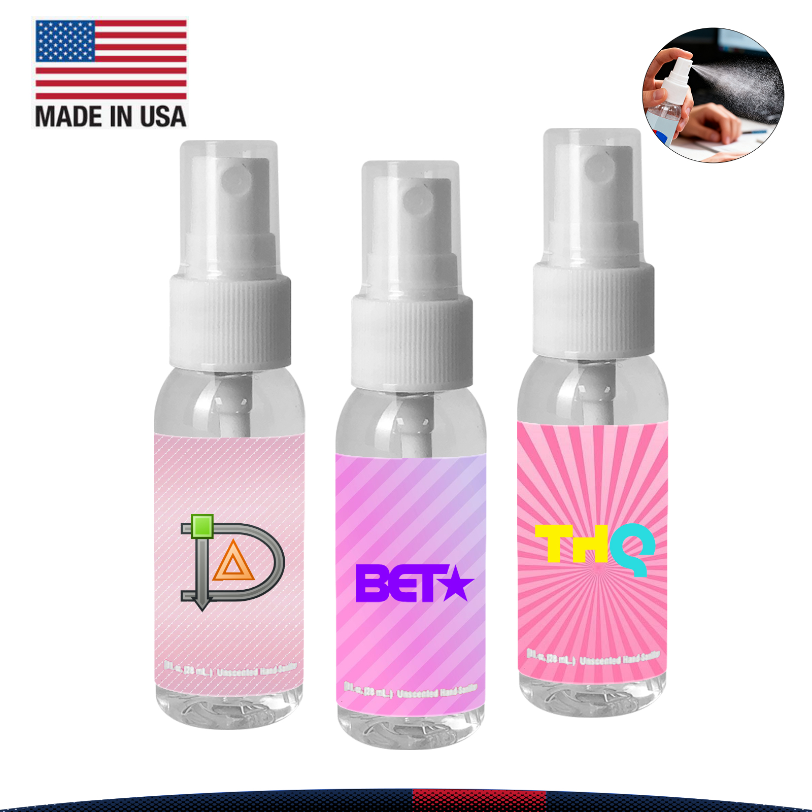 1 oz. Ryelle Bullet Sanitizer Spray
