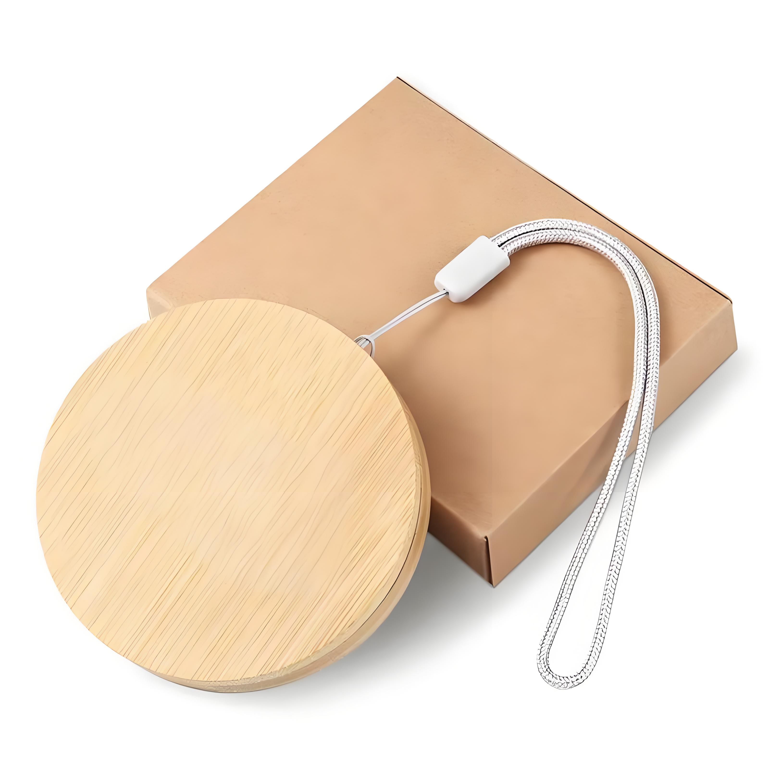 Wood Sustainable Bamboo Cable Organizer 7