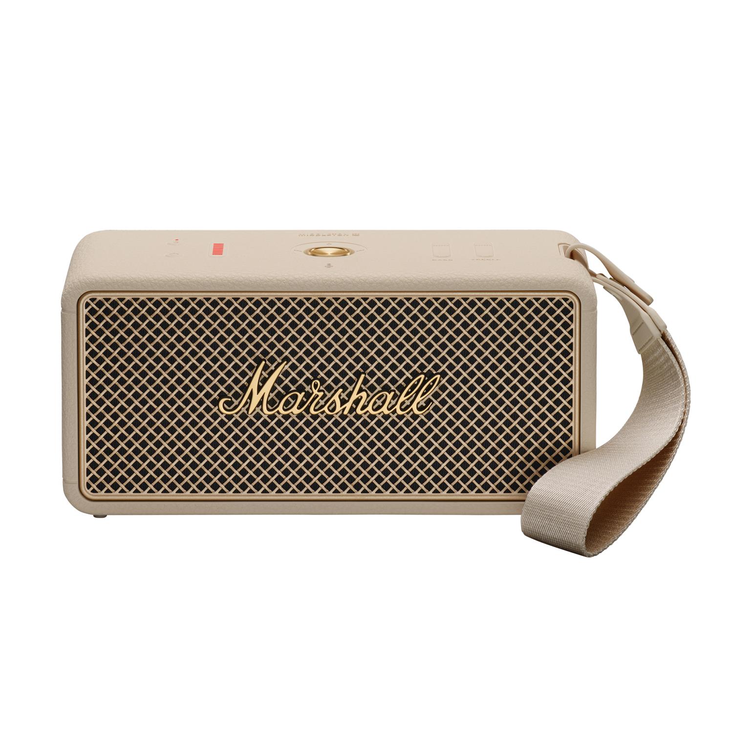 Marshall Middleton II Portable Bluetooth Speaker with Rugged Waterproof and Dustproof Design - Cream