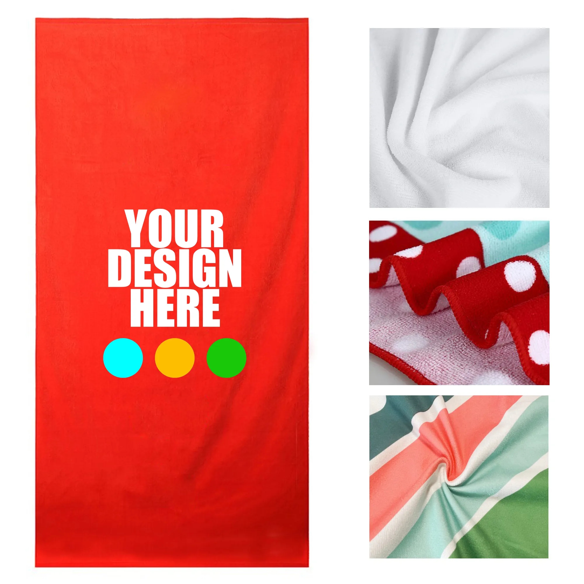 Full Color Microfiber Beach Towel