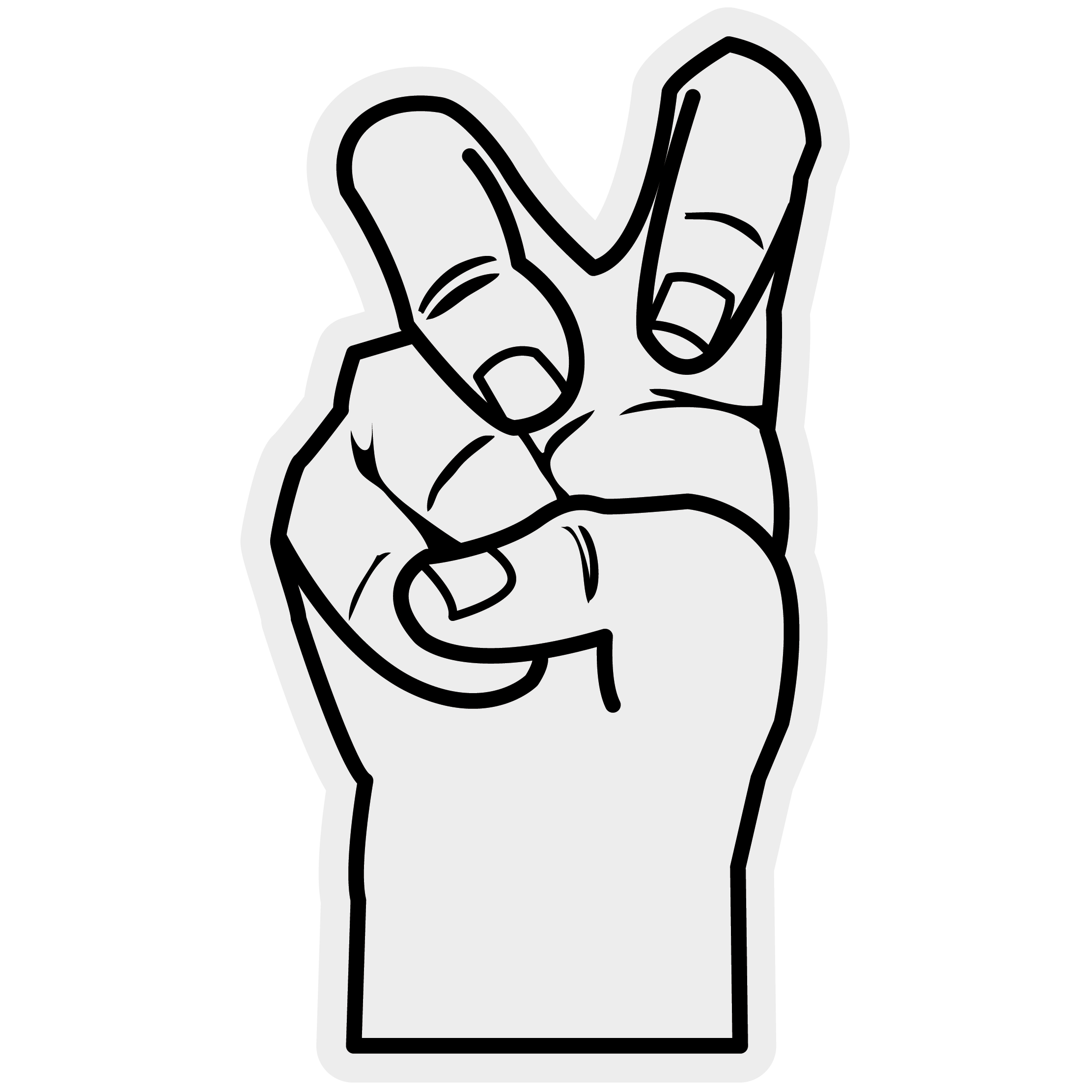 Bent Finger Frog Hand 64
