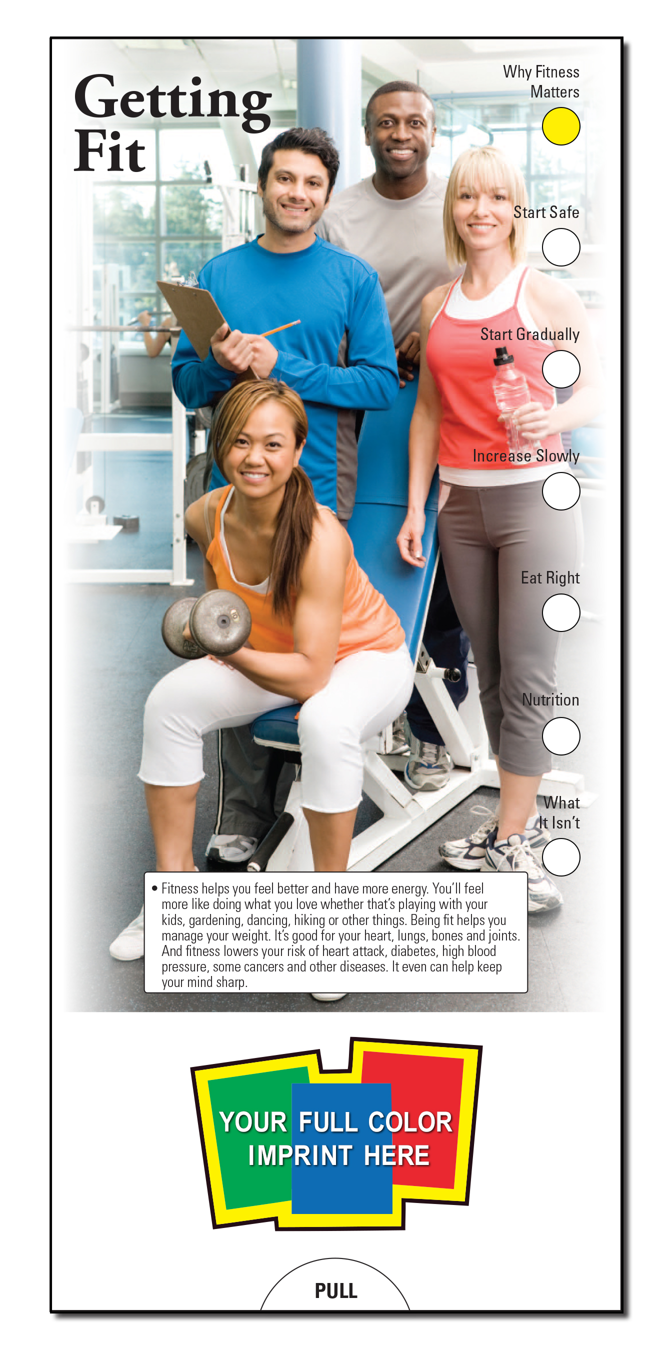 SLIDE CHART - Getting Fit Slide Chart