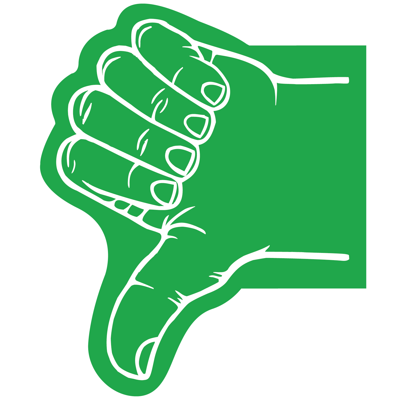 Thumb Foam Hand Mitt 83