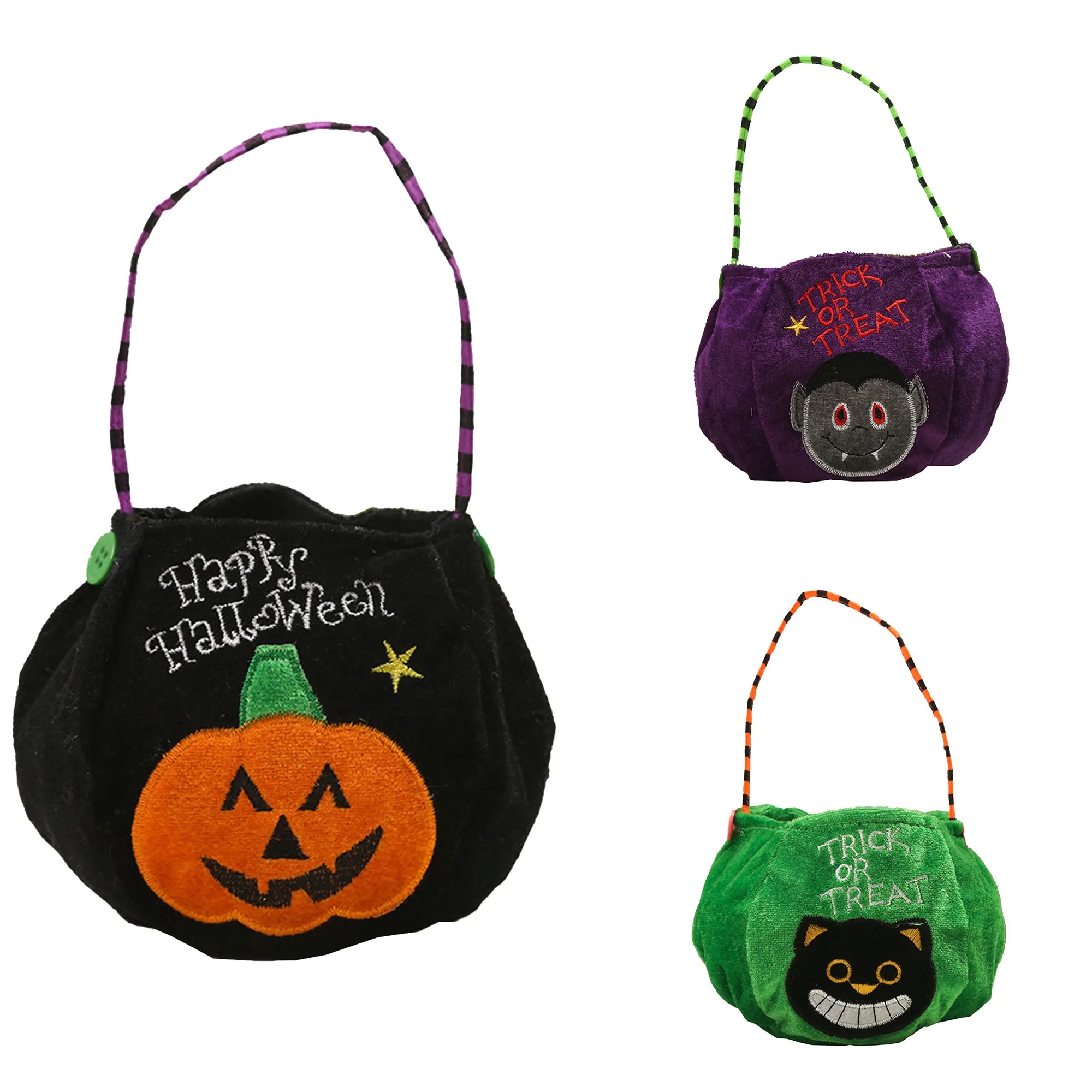 Halloween Trick or Treat pleuche Bag 9