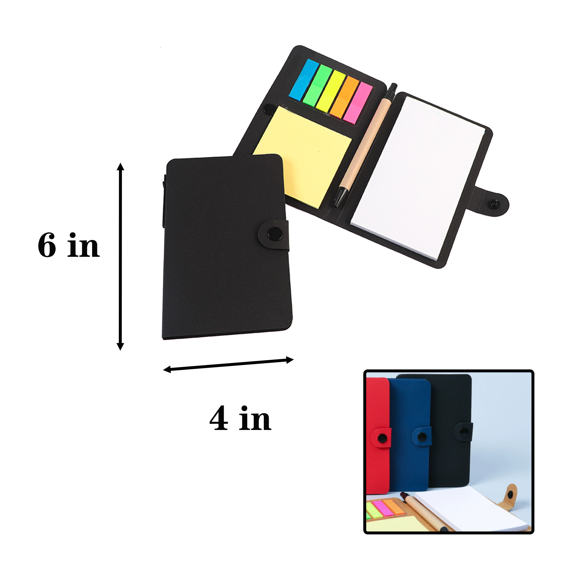 Portable Sticky Notes With Pen 6
