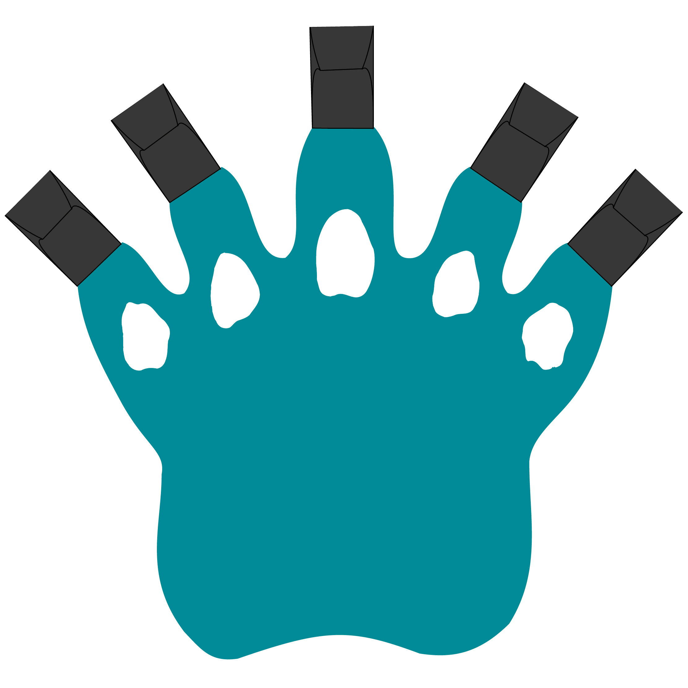 5 Claw Paw Mitt 45