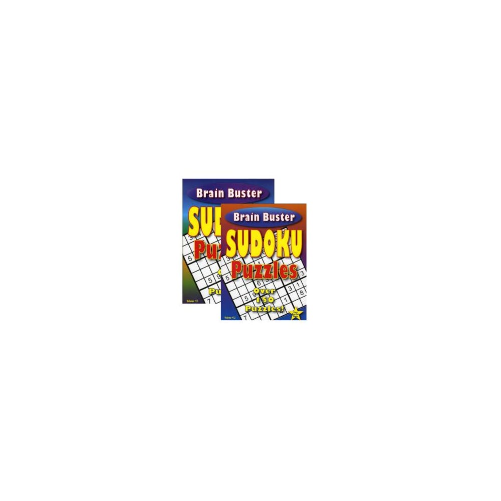 Brain Teaser Sudoku Puzzle Books - 64 Pages Two Titles 3