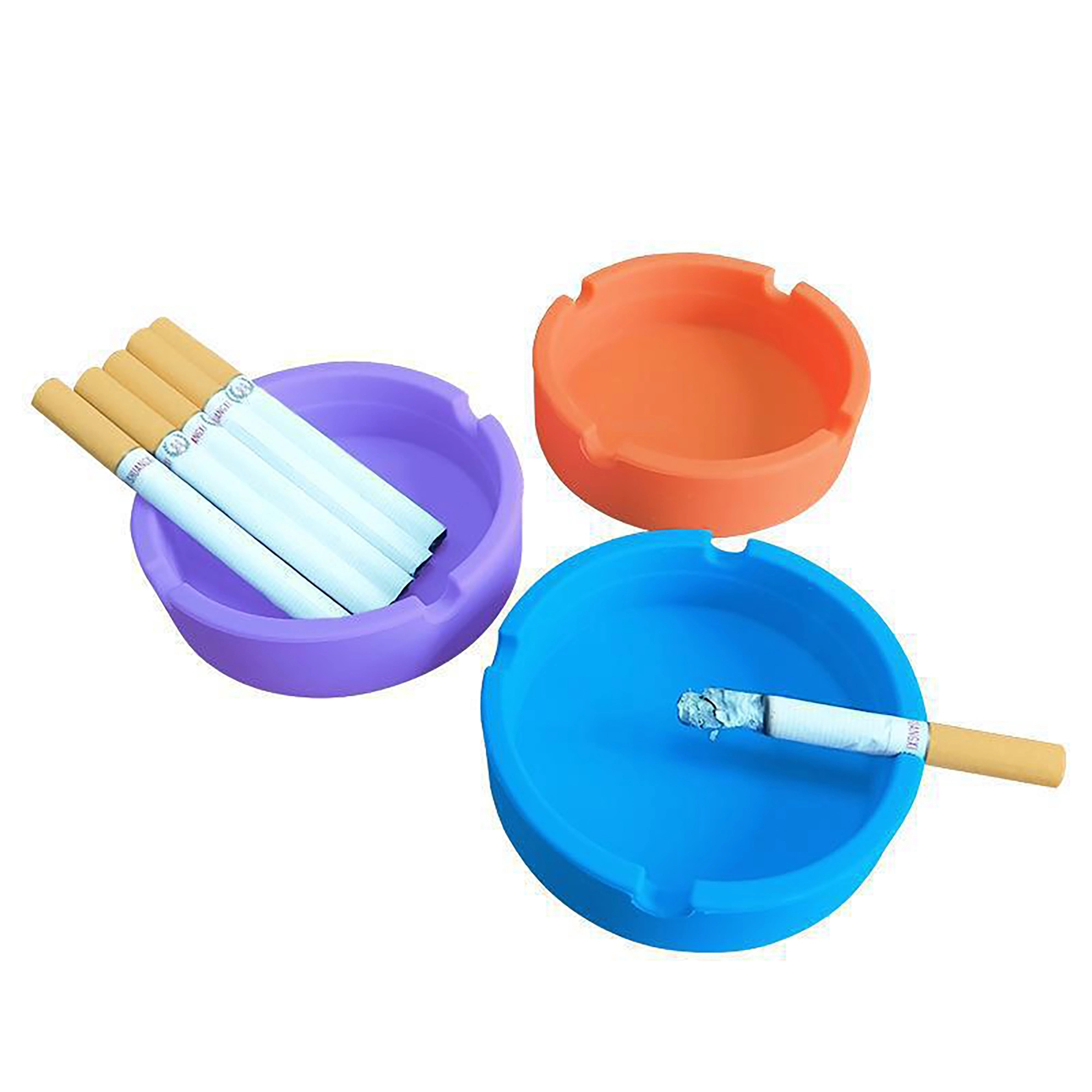 Color High Temperature Resistant Silicone Round Ashtrayr 23
