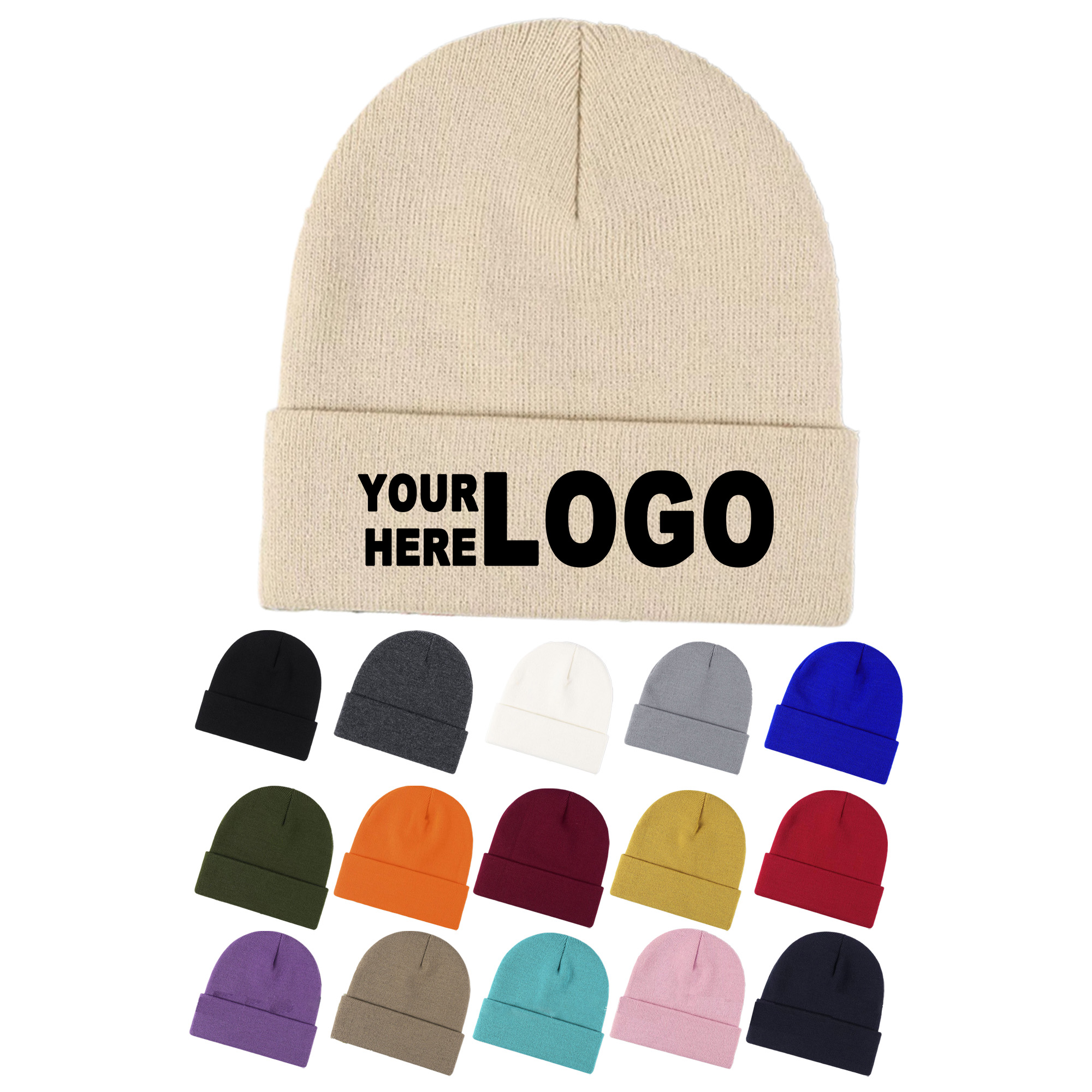 Cuffed Knit Beanie 3