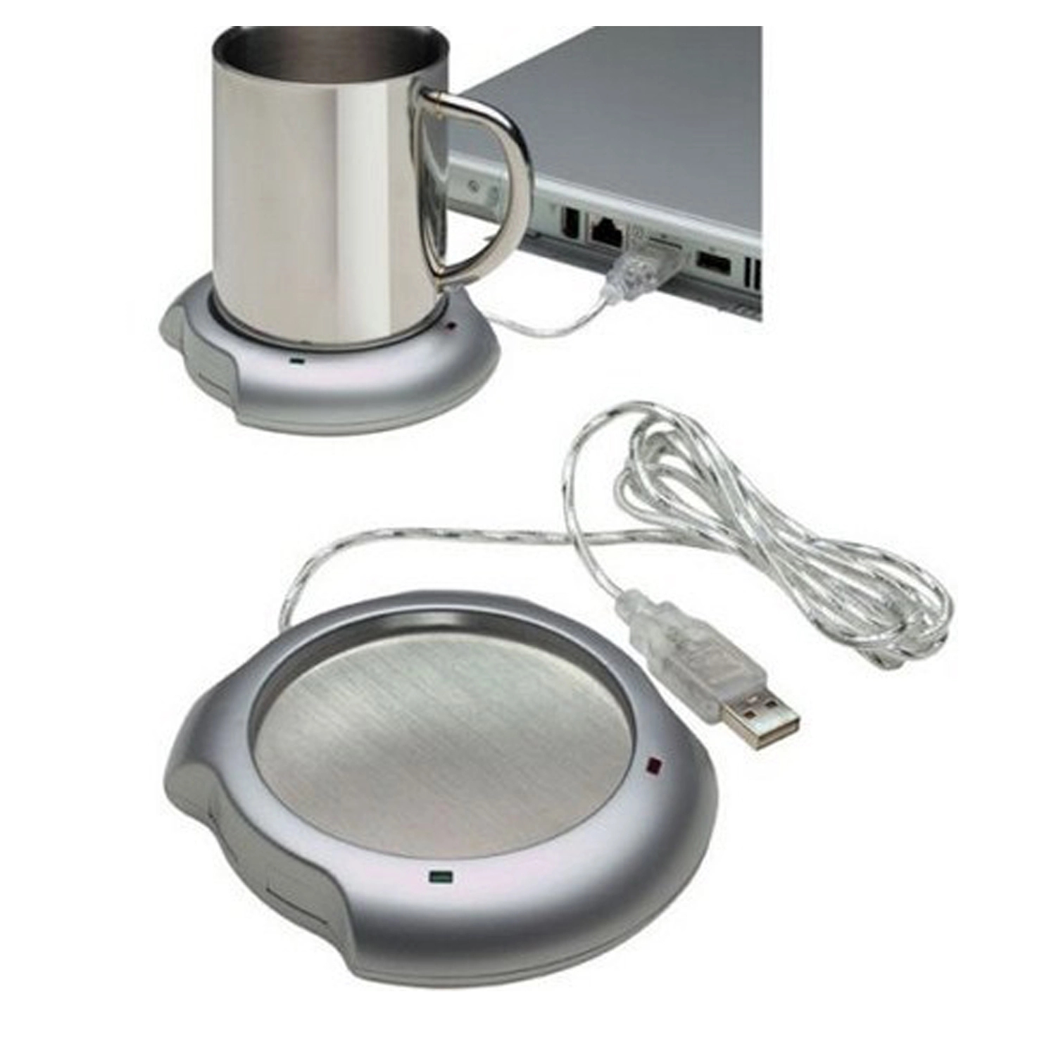 MOQ 50PCS Aluminium Coffee Mug Warmer USB 7