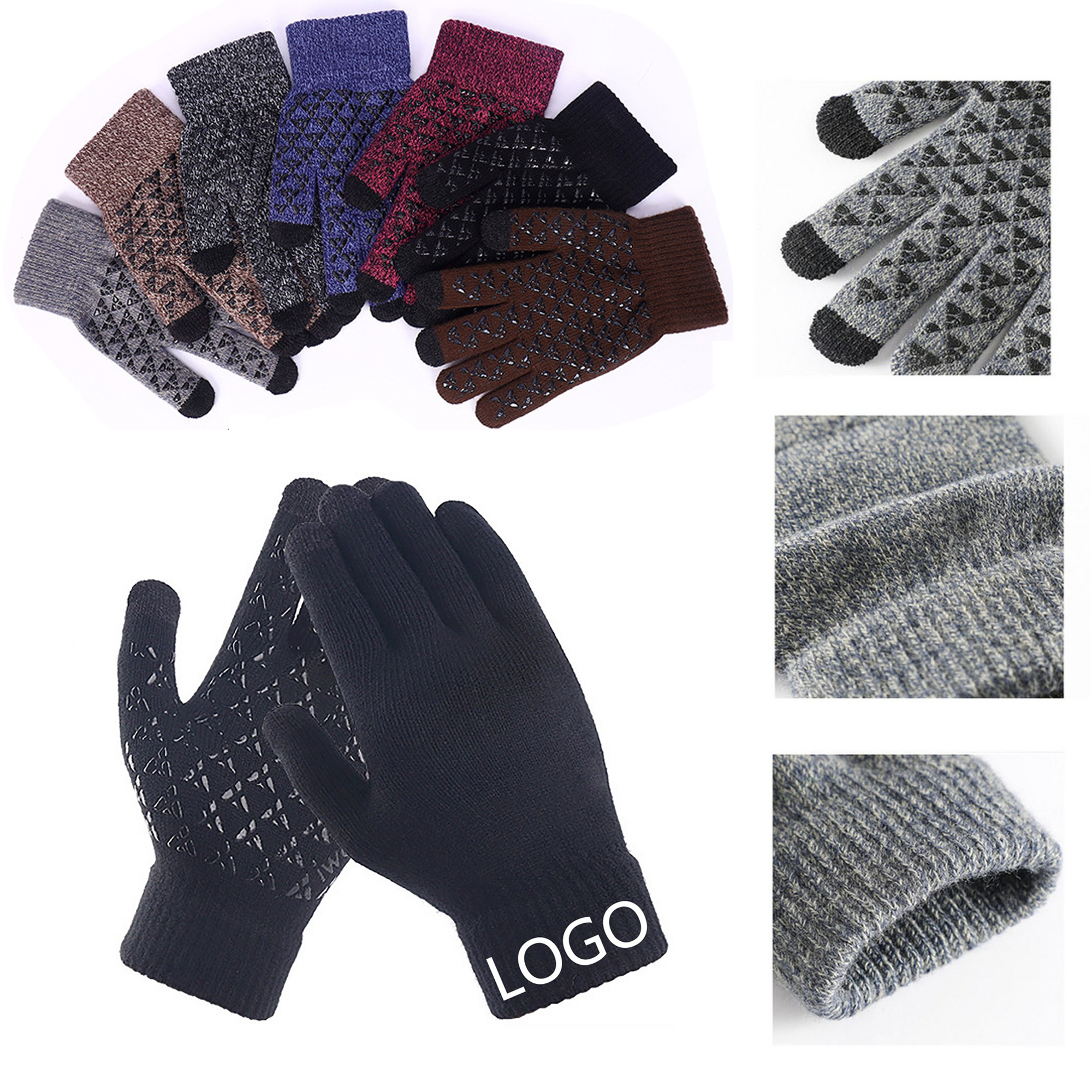 Winter Knit Touchscreen Gloves 6