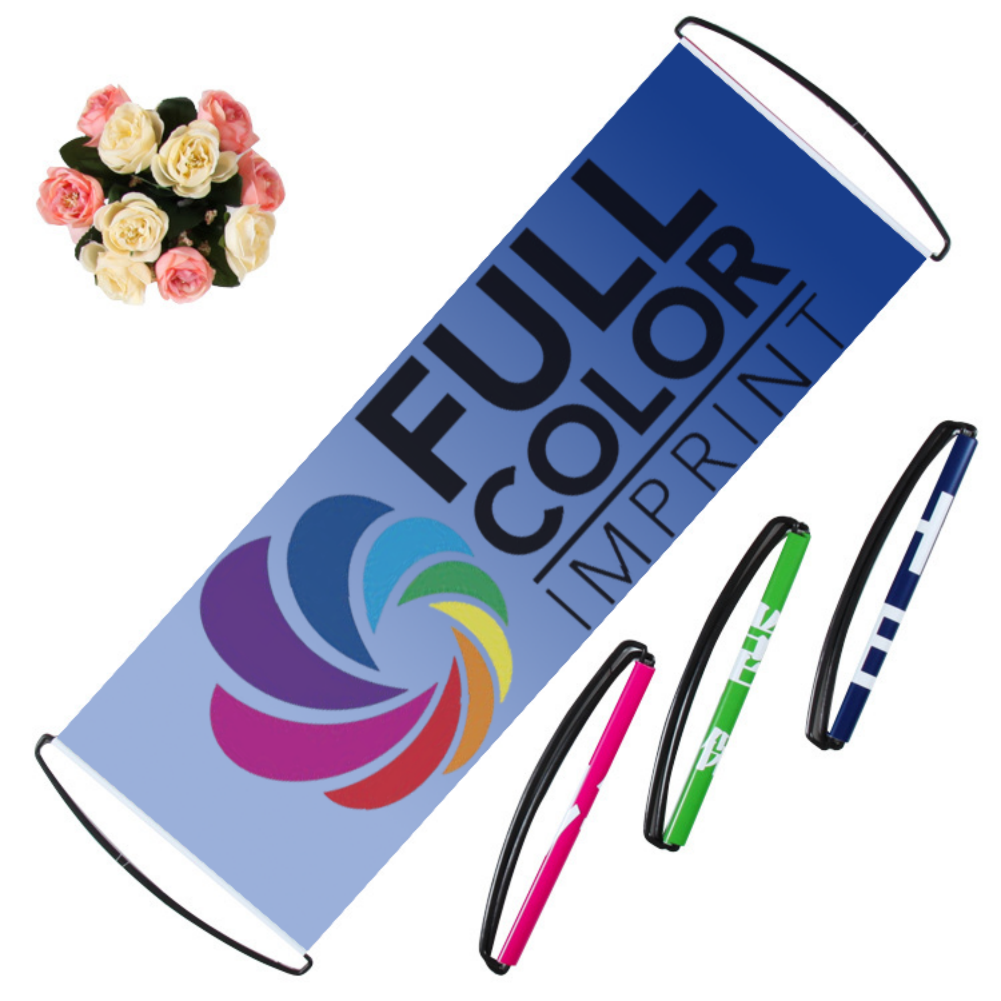 MOQ 50pcs Portable Auto-Roll Banner