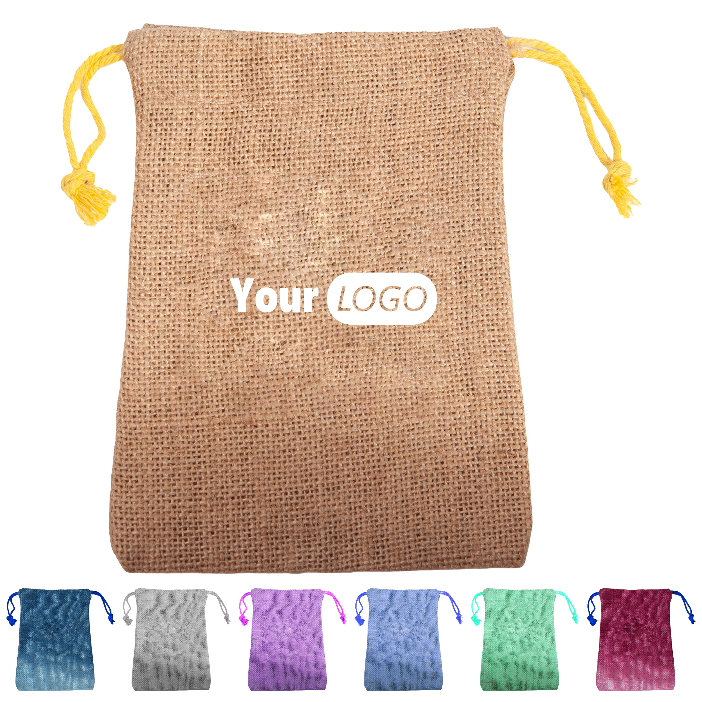 Canvas Reusable Drawstring Bag For Versatile Use 3
