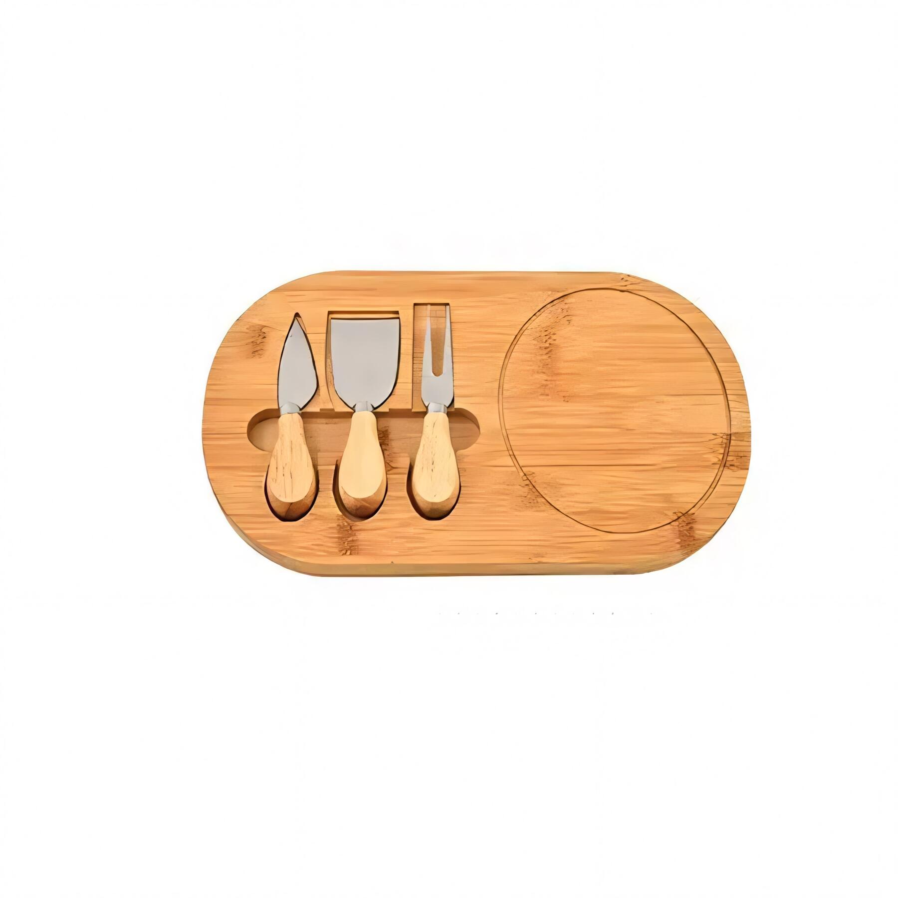 Oval Bamboo Cutting Board Set