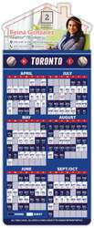 Magna-Card House Shape Magnet - Baseball Schedules (3.5 x 9)