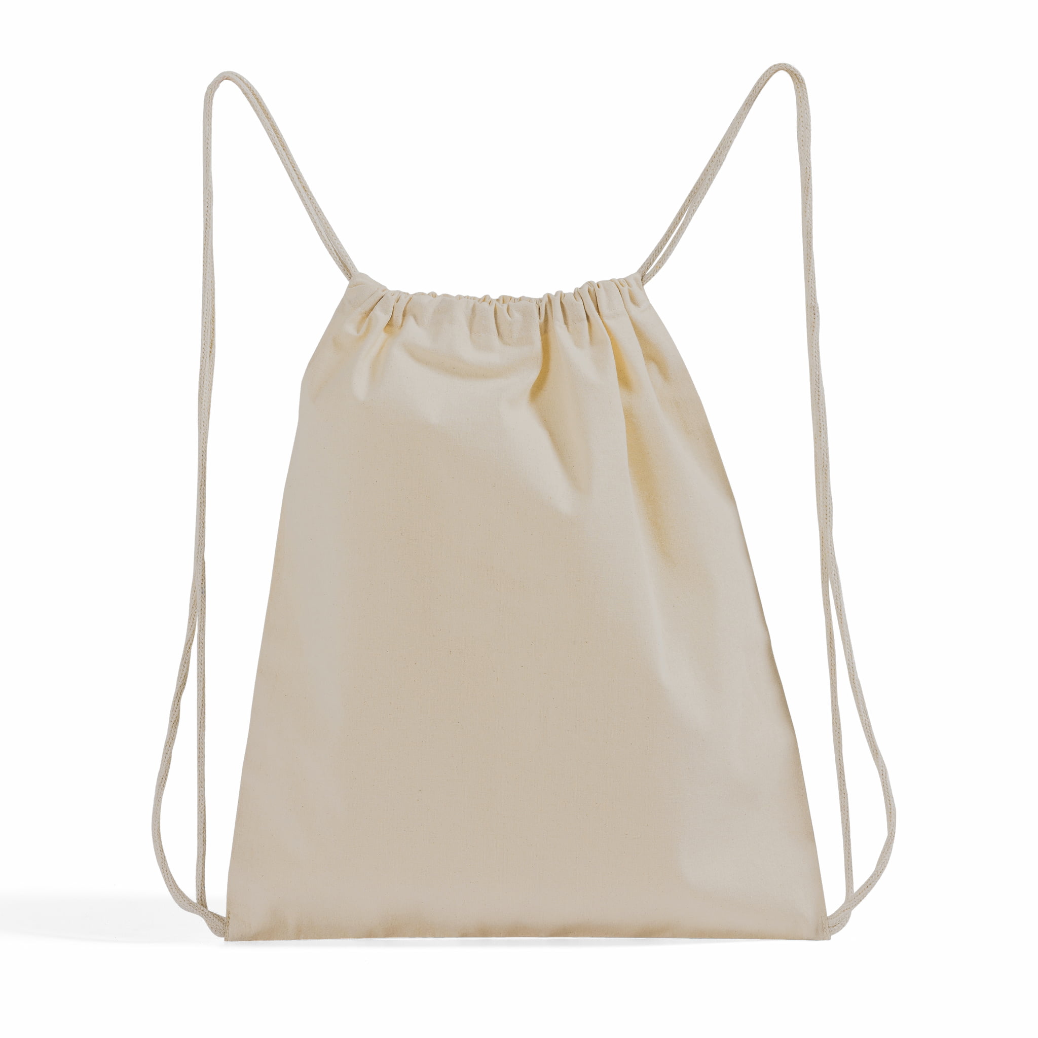 Small Canvas Drawstring Backpack 22