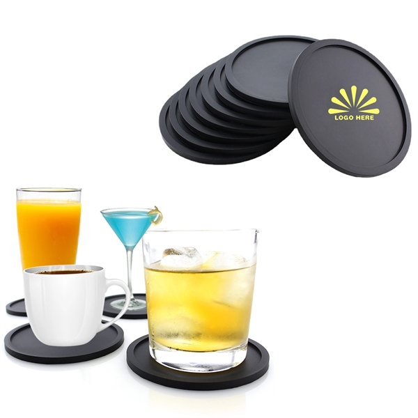 Round Silicone Coaster
