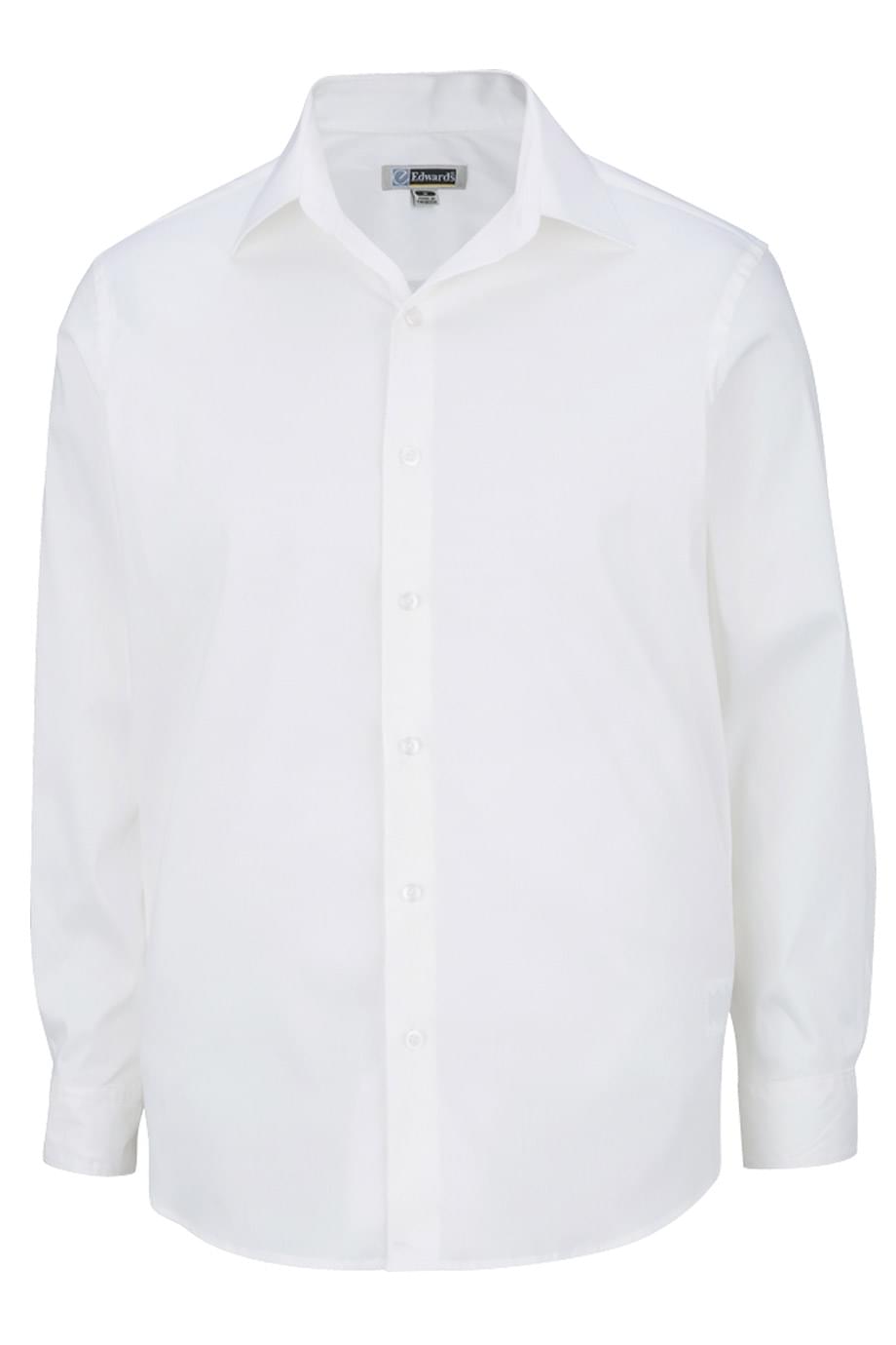Stretch Broadcloth Long Sleeve Mens Shirt
