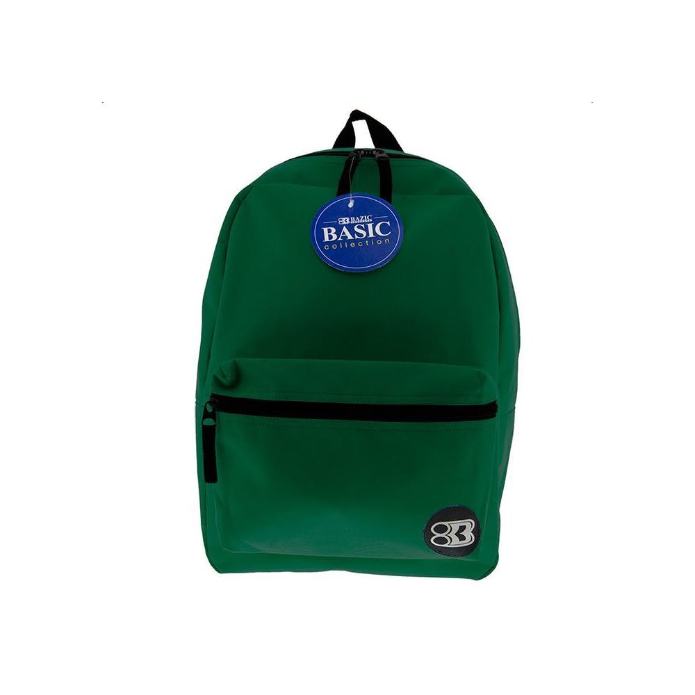 16" Basic Backpacks - Green 3