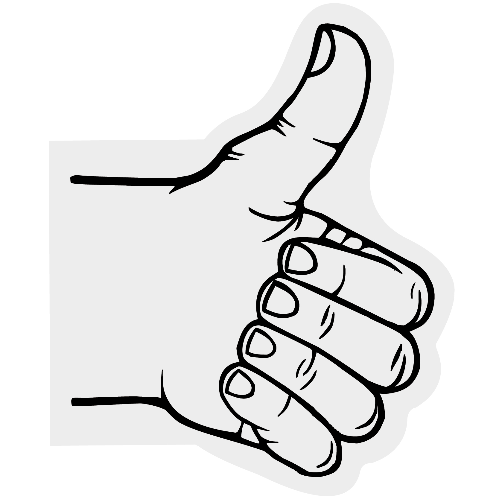 Giant Thumbs Up Hand 81
