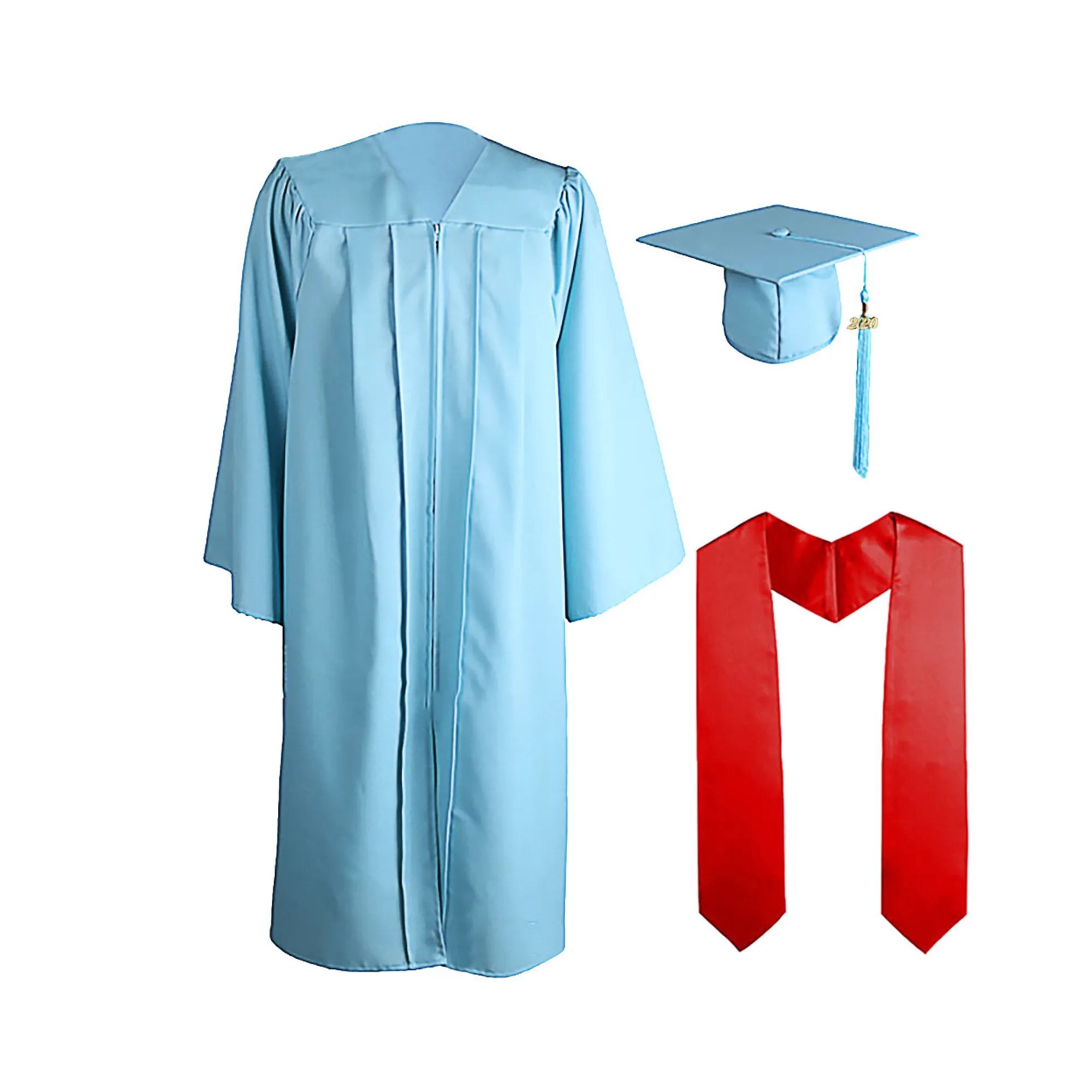 Graduation Ceremony Gown Suit With Hat Shawl 13