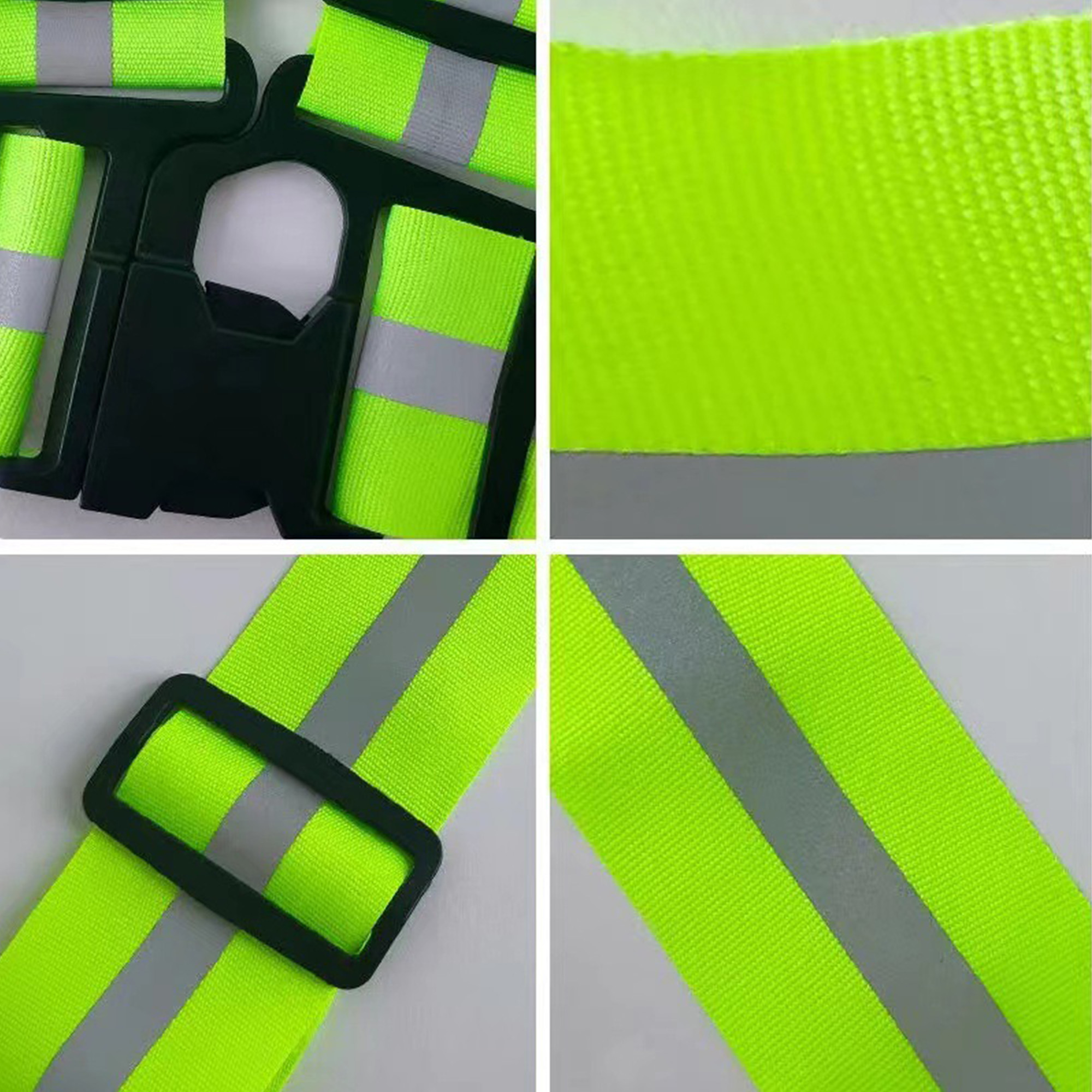 2-Inch Width Adjustable Size Multi-Color Reflective Shoulder Strap 5