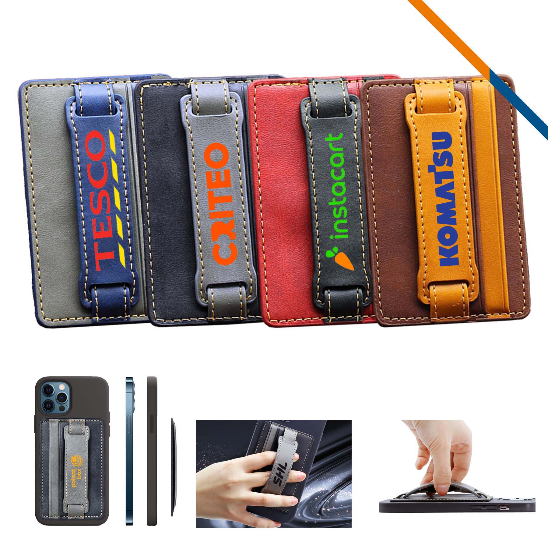3in1 iHold PU Phone Stand