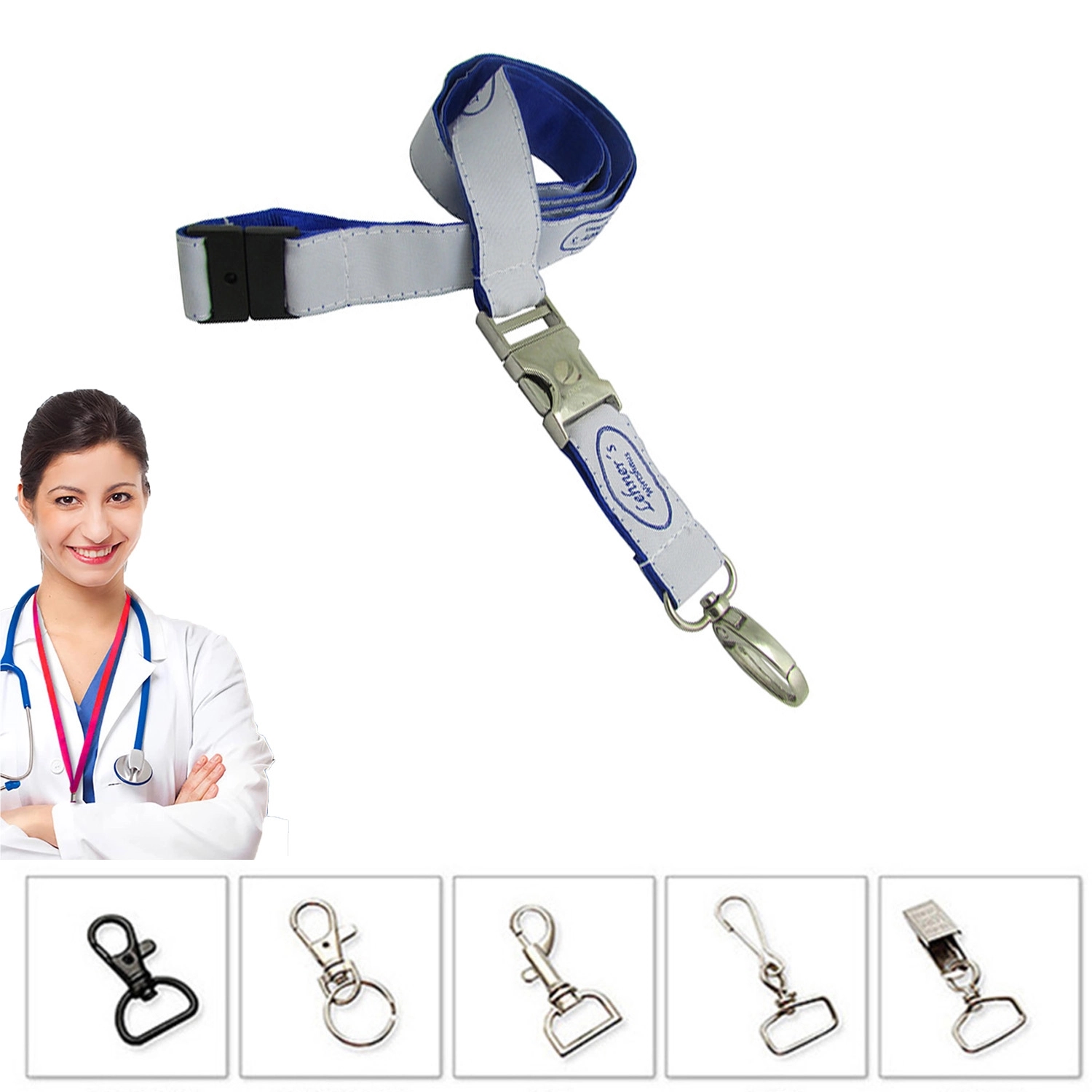 Duluxe Lanyard W/ Safety Breakaway