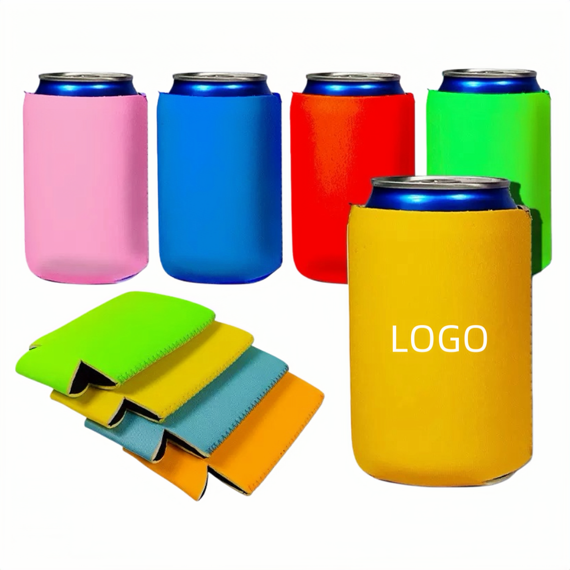 5 Inch Waterproof Anti-Slip Neoprene Can Cooler Sleeve