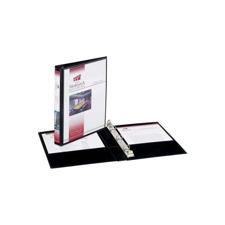 1/2" Mini Durable View Binder - Black 3