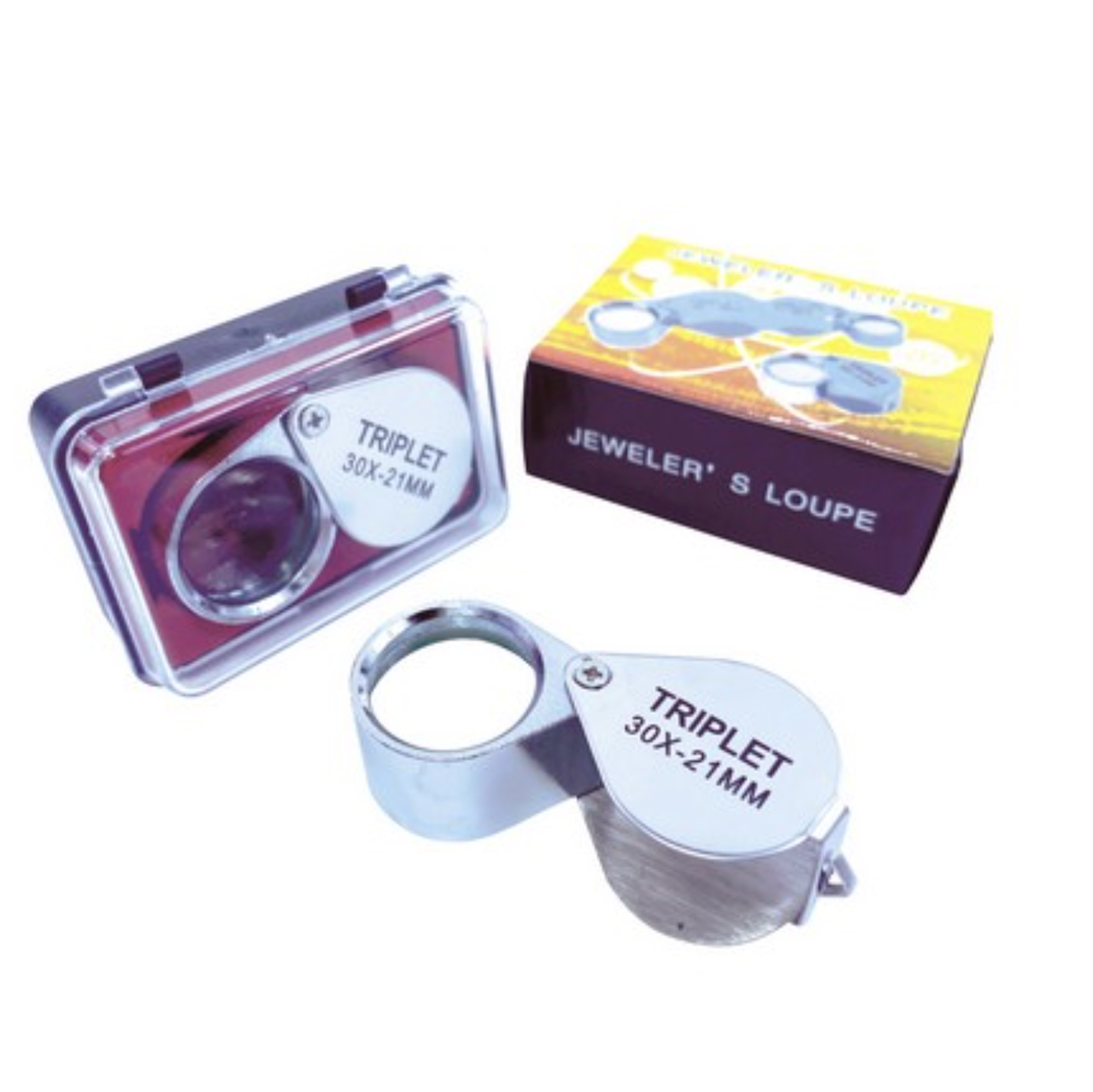 30X Metal Folding Jewelers Eye Loupe 2