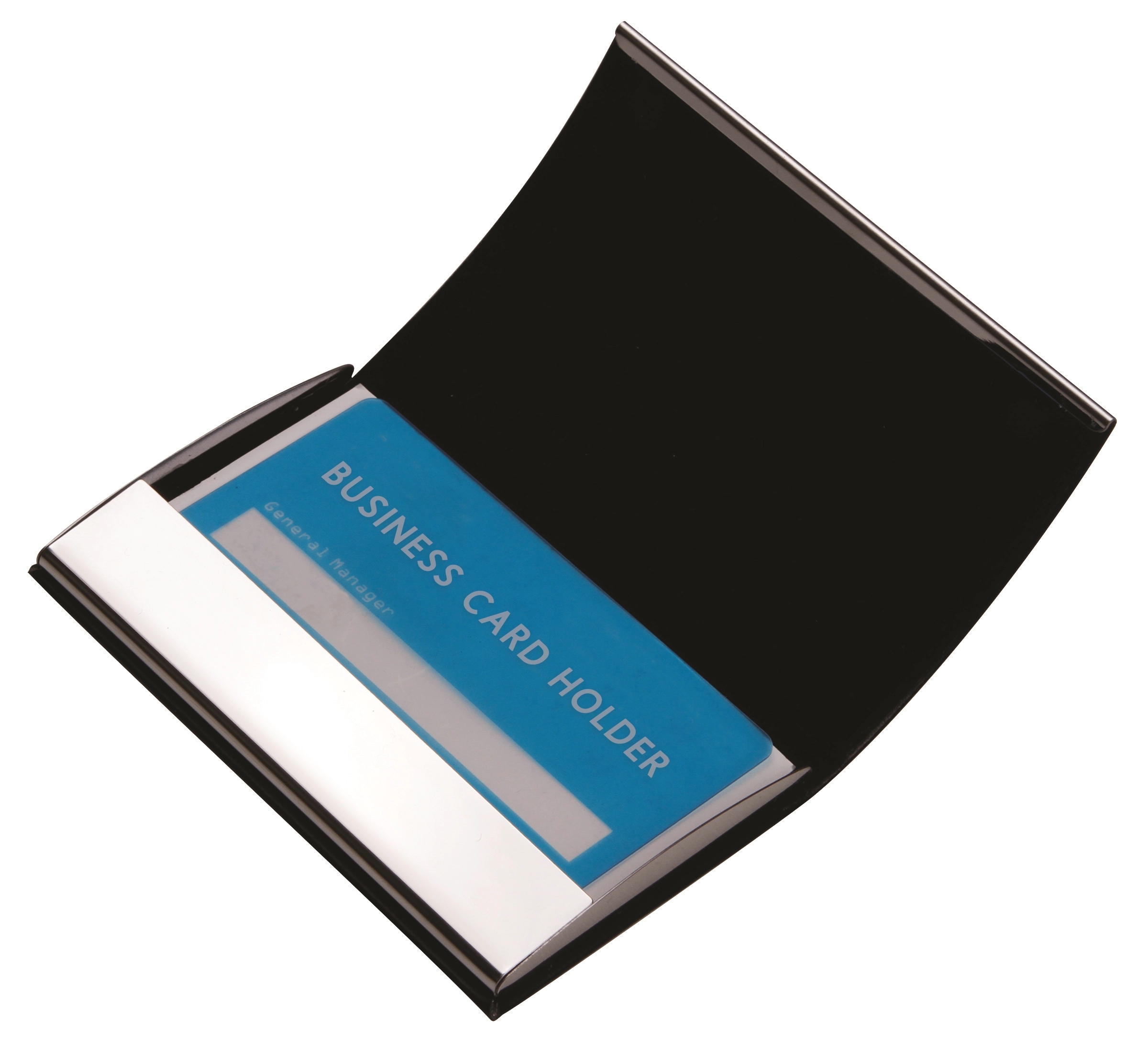 Leatherette Business Card Case with Stainless Steel Trims 9