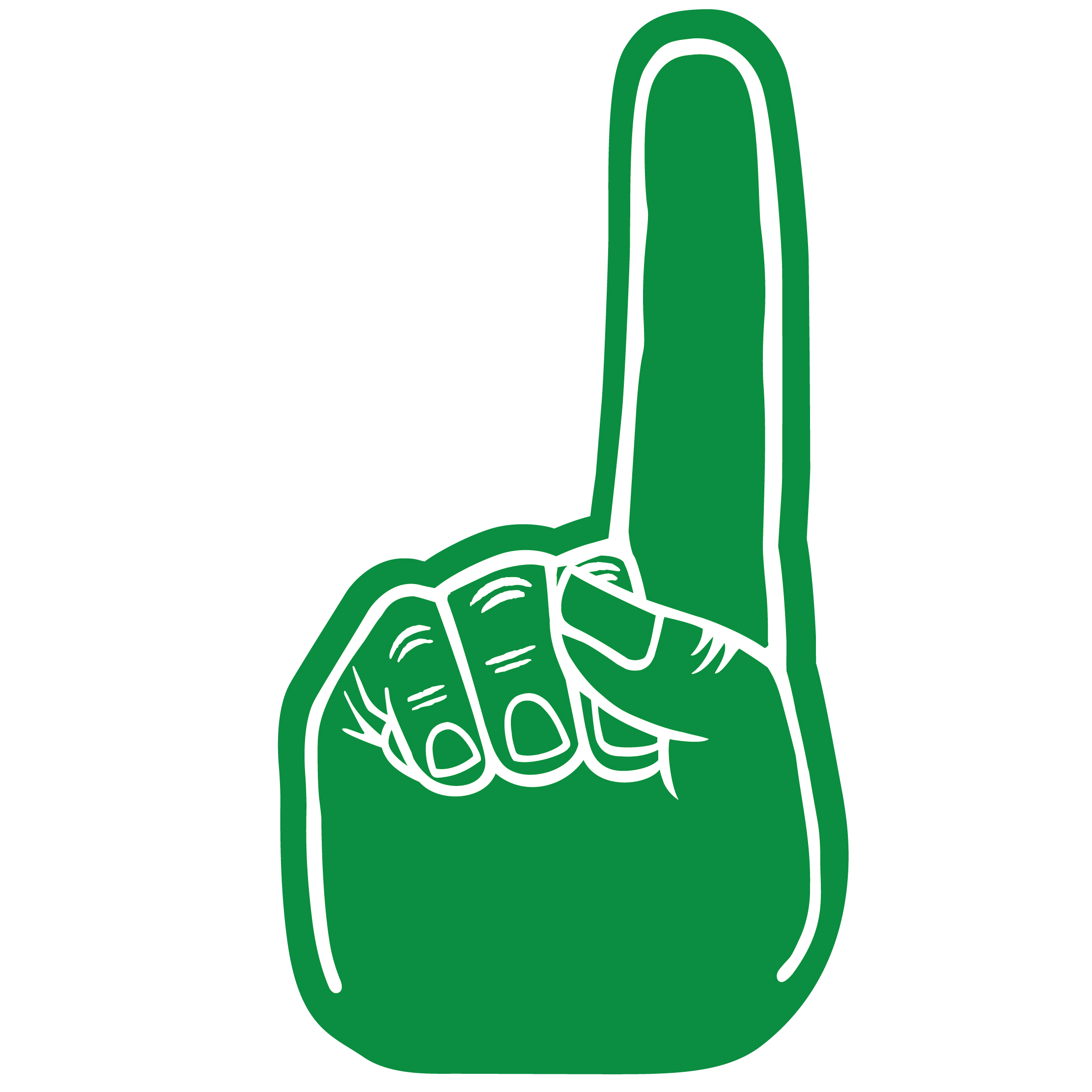 14" Foam Hand 70