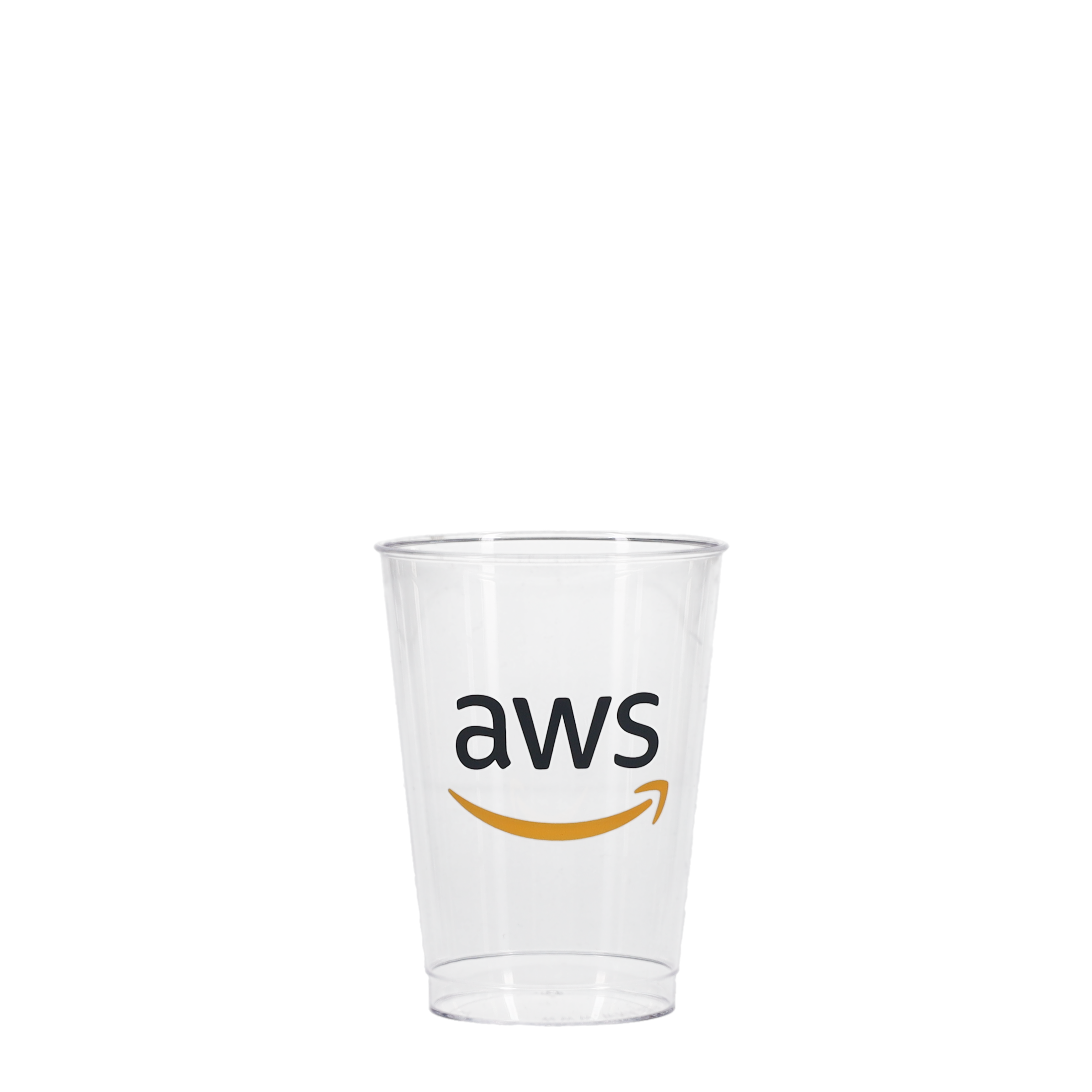 7 oz Hard Plastic Smooth Cup Clear Tradition Print 8