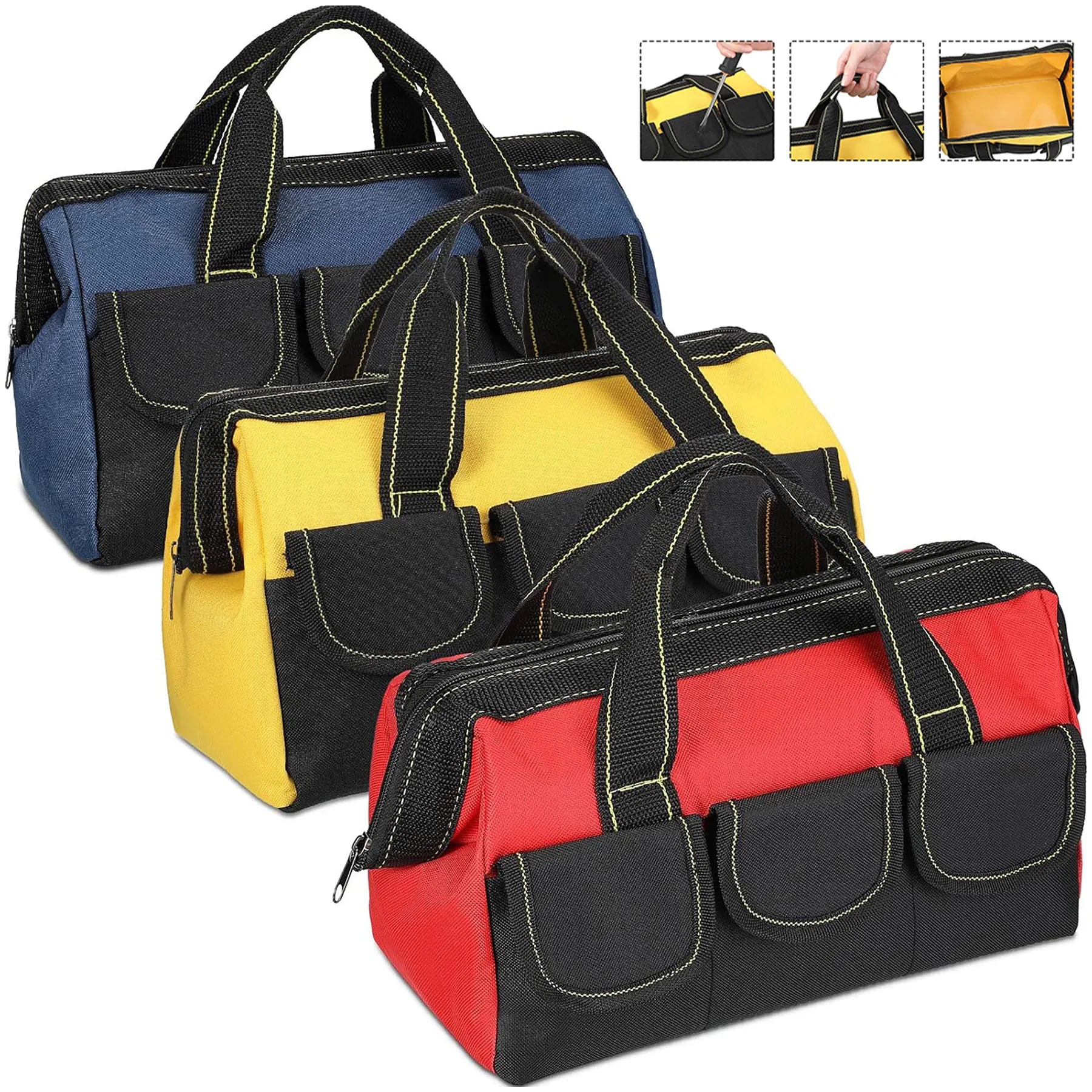 Tool Bag Tote for Men Women Heavy Duty 12