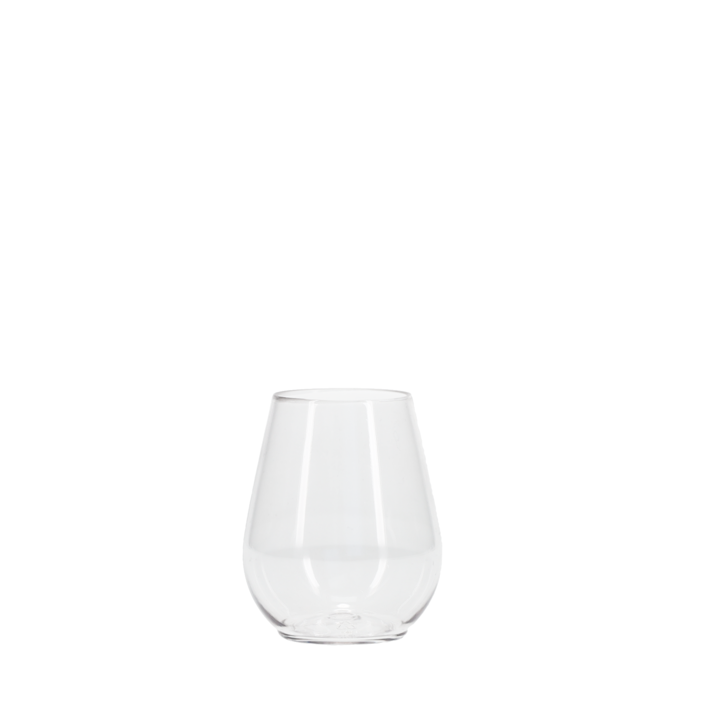 4 oz Plastic Stemless Glass Clear Digital Print 6