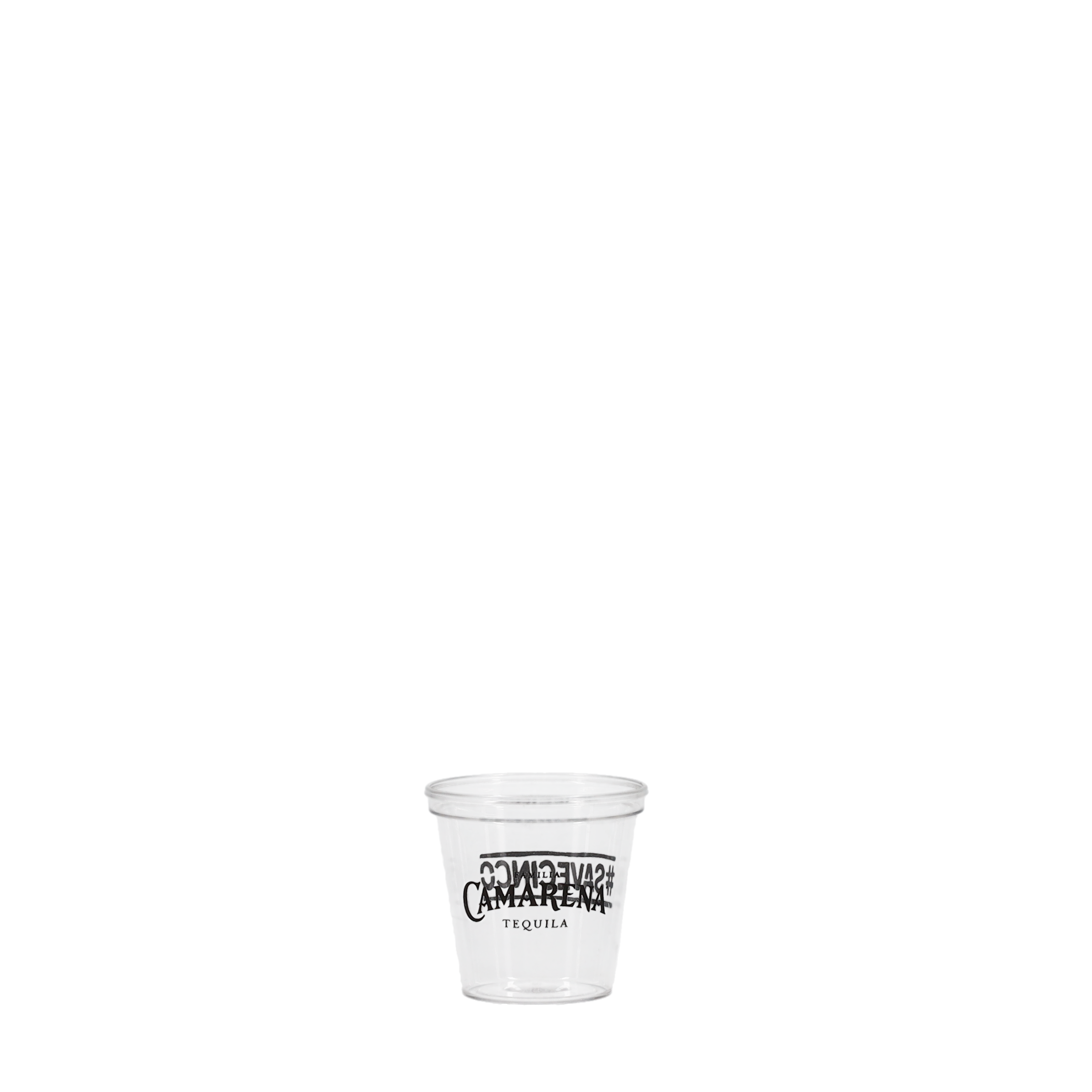 1 oz Hard Plastic Smooth Cup Clear Tradition Print 7